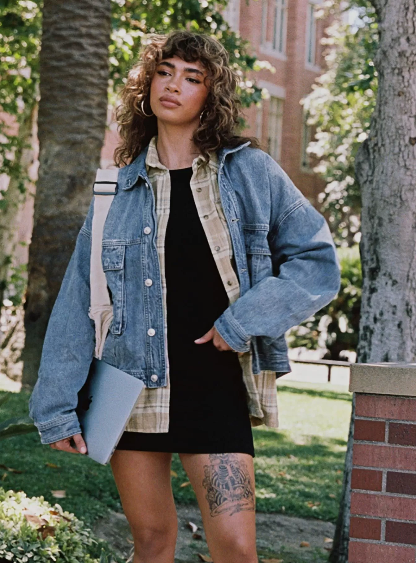 Princess Polly Denim Jackets | Kier Oversized Jacket Mid Wash Denim