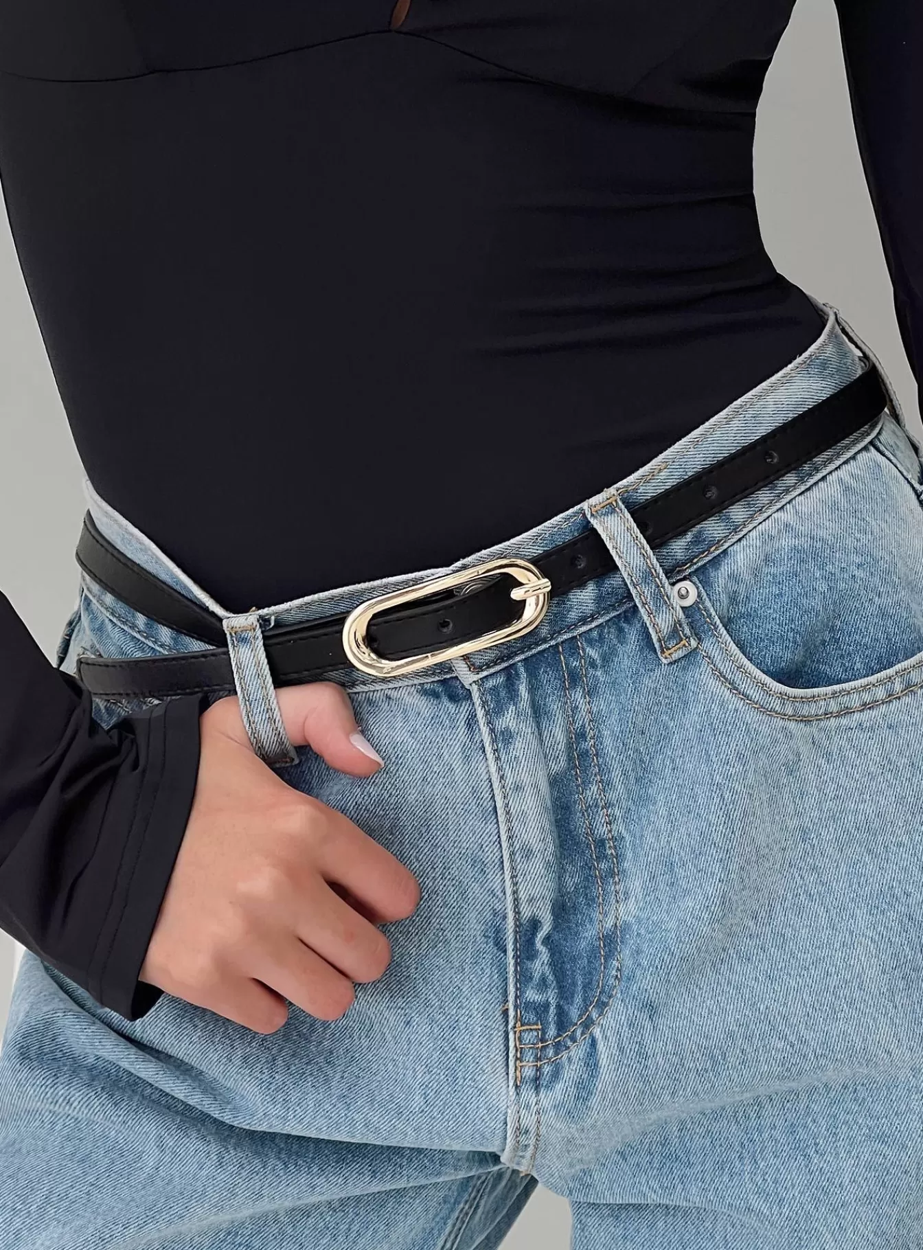 Princess Polly Belts | Kinzlee Belt Black