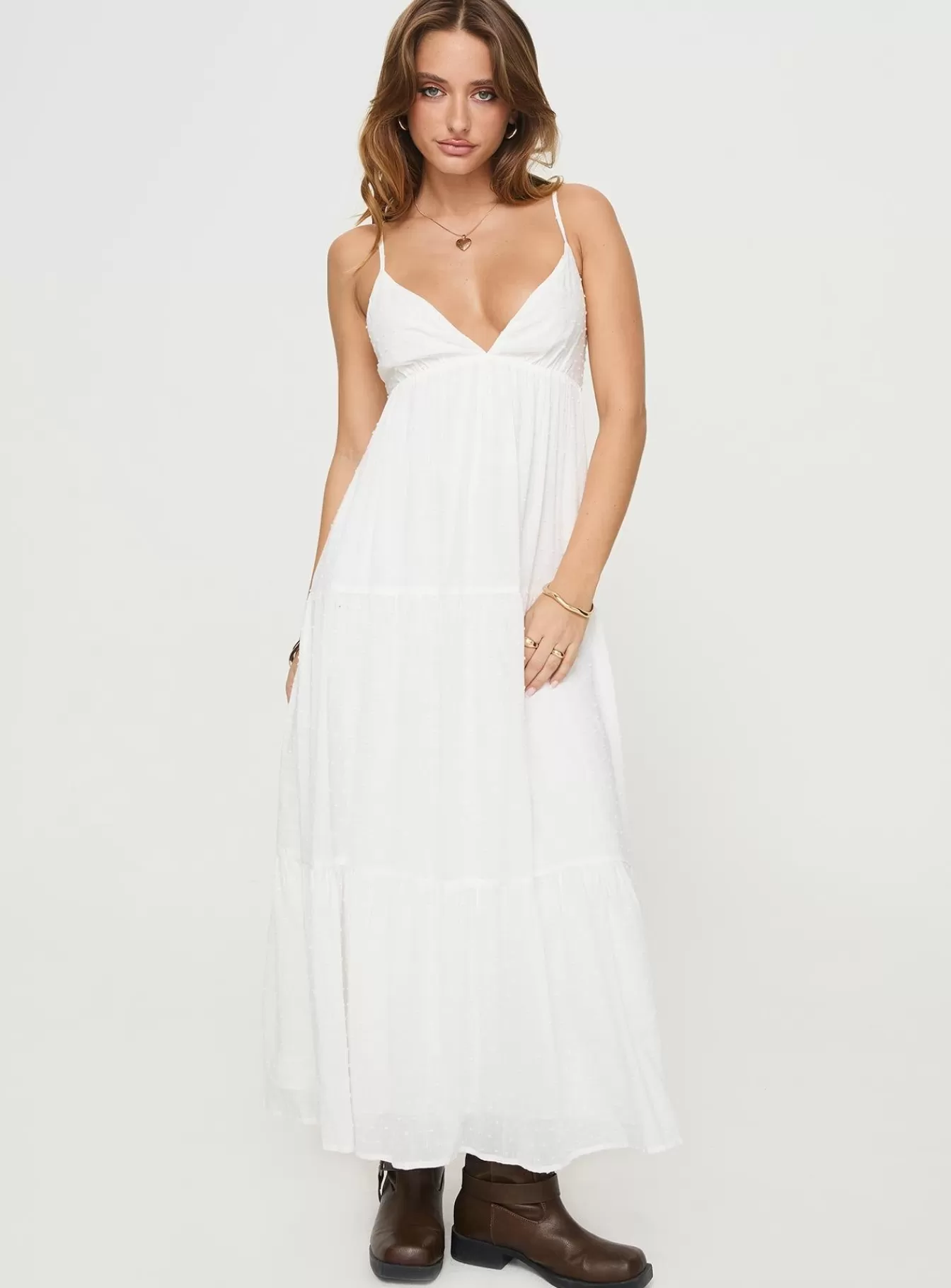 Princess Polly Maxi Dresses | Koko Maxi Dress White