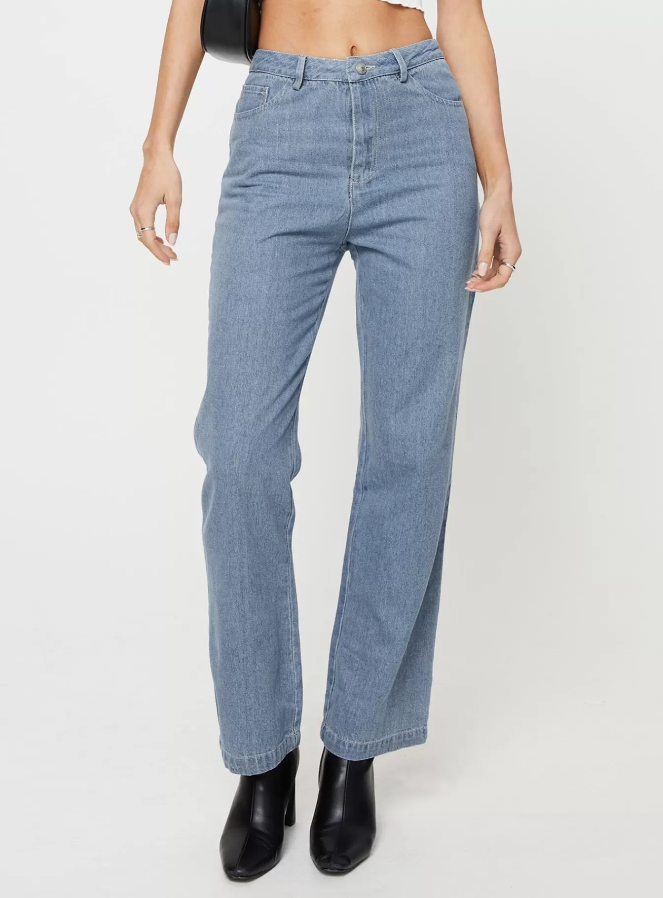 Princess Polly Jeans | Langley Jeans Mid Wash Denim