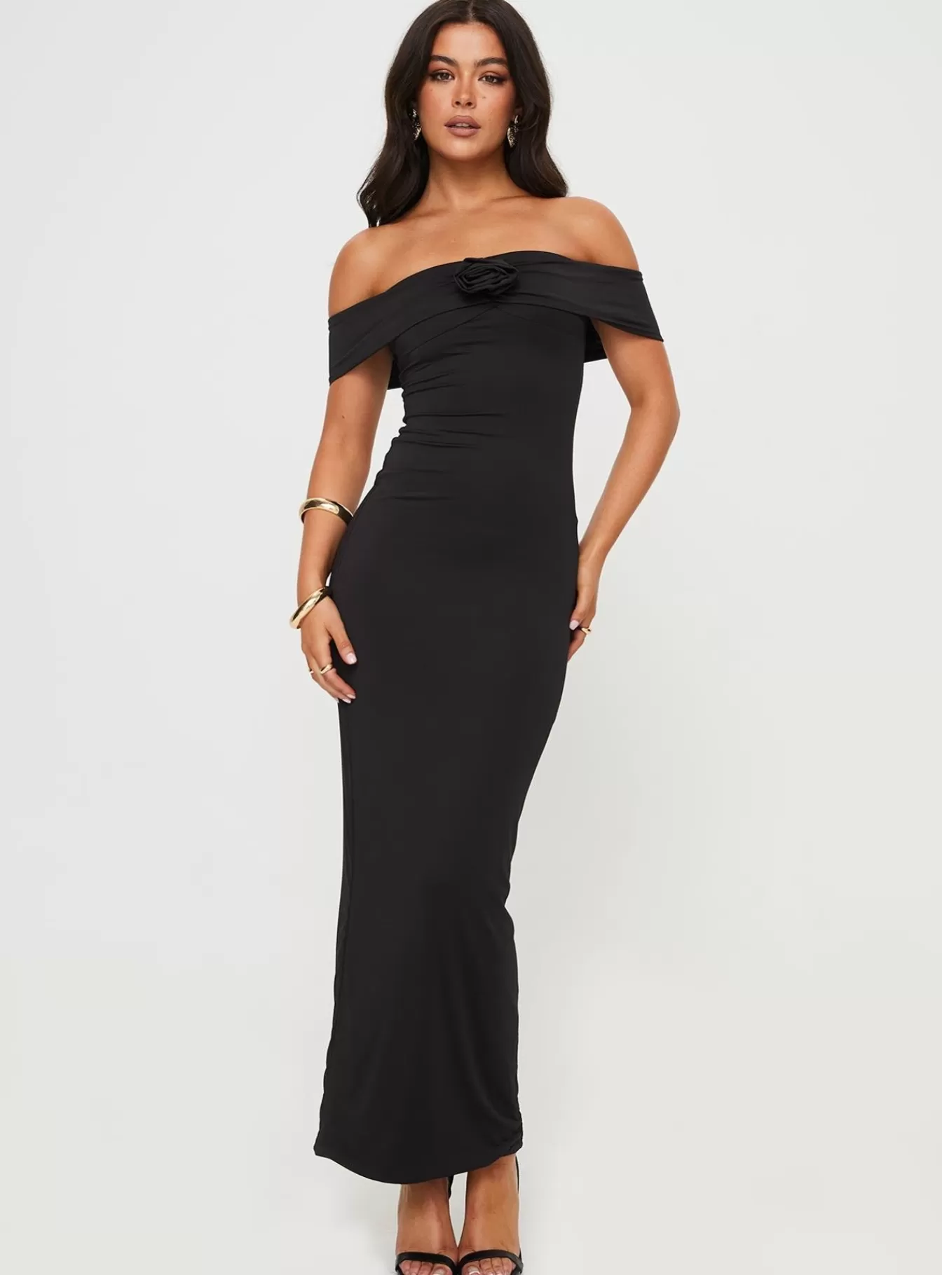 Princess Polly Maxi Dresses | Laurence Strapless Maxi Dress Black
