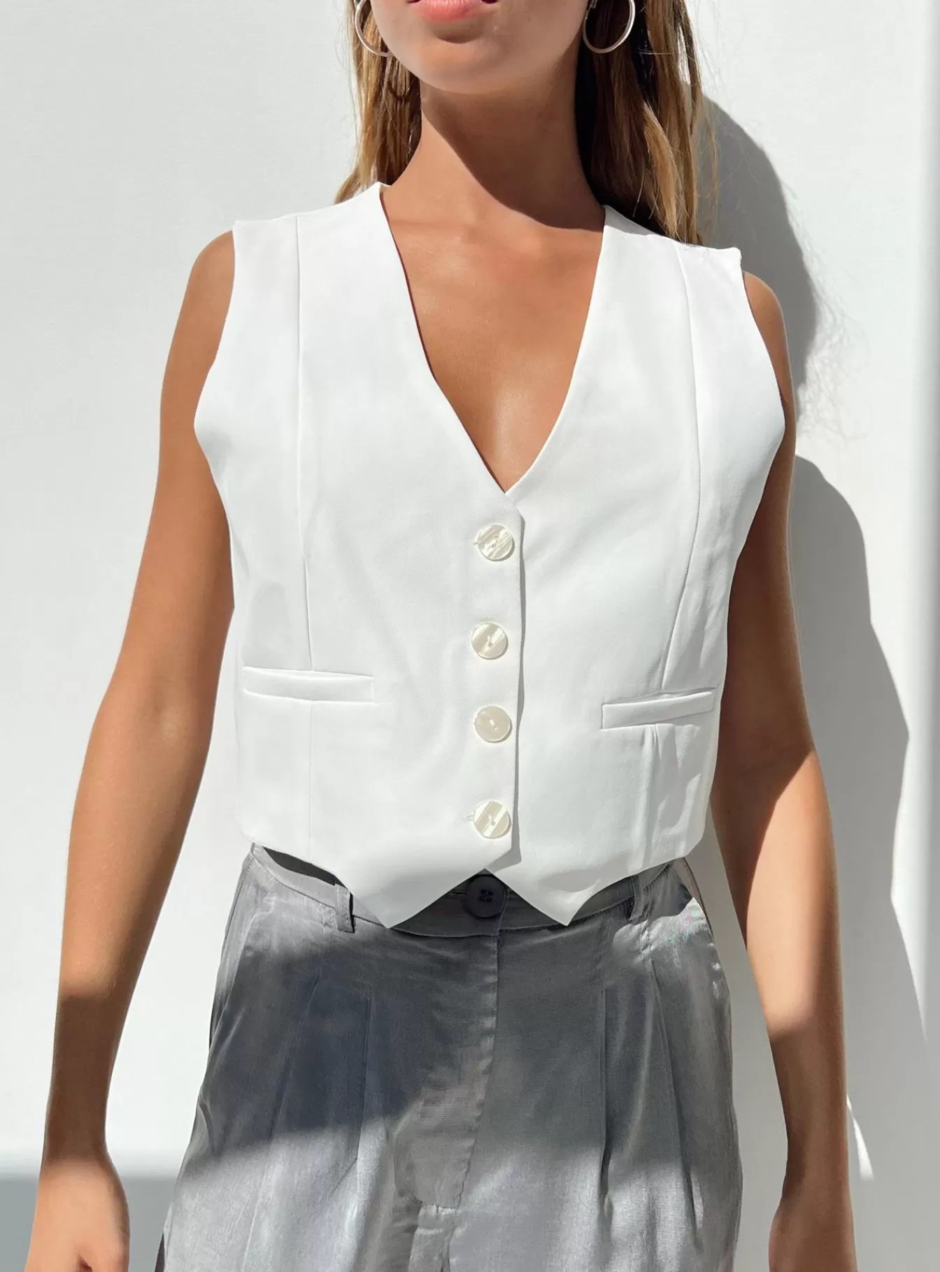Princess Polly Spring Tops | Lavine Vest Top White