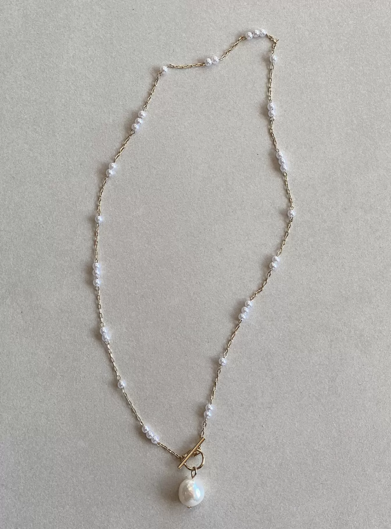 Princess Polly Necklaces | Lenna Necklace / Pearl Gold