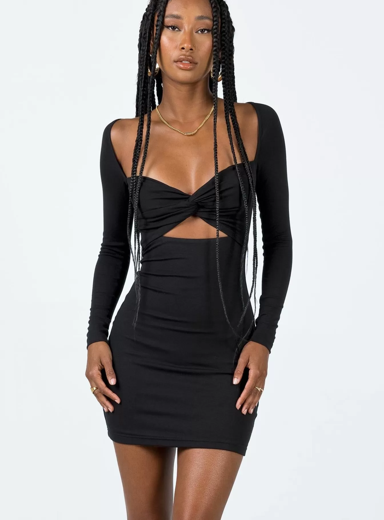 Princess Polly Mini Dresses | Lennel Mini Dress Black