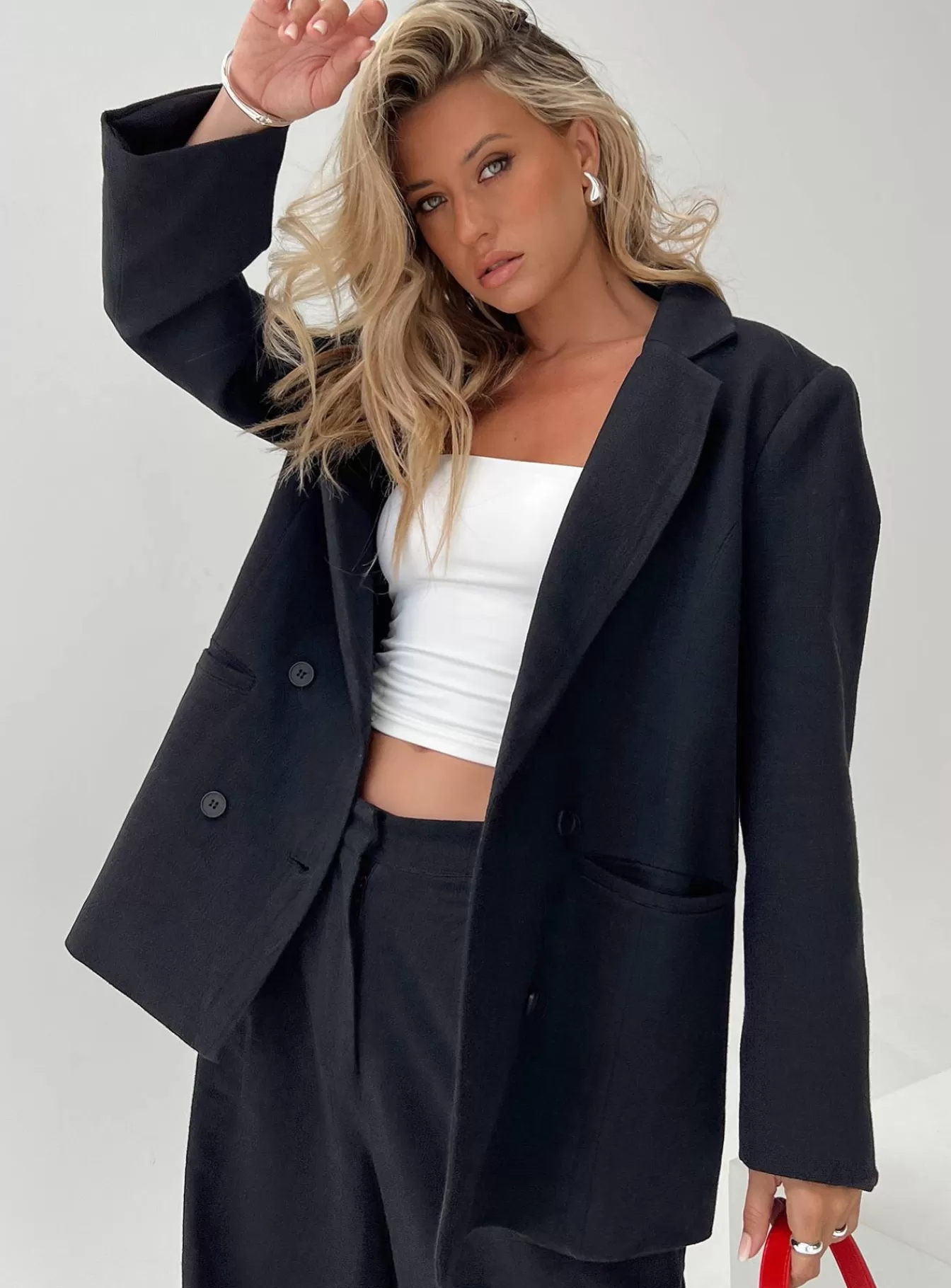 Princess Polly Blazers | Leo Blazer Onyx
