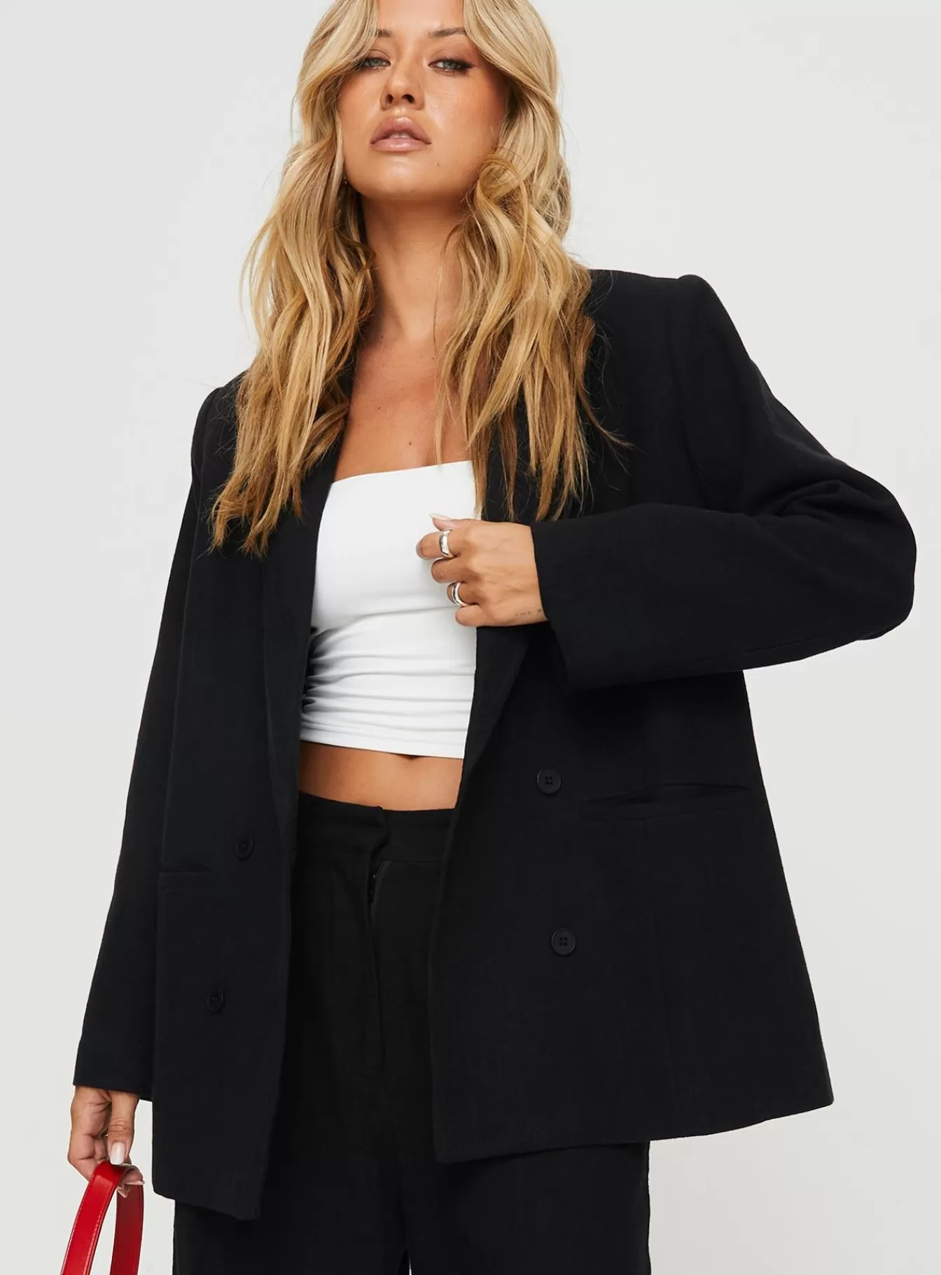Princess Polly Blazers | Leo Blazer Onyx
