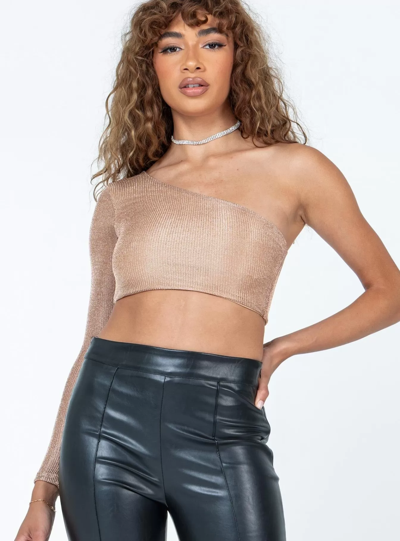 Princess Polly Long Sleeve Tops | Leroy Long Sleeve Top Beige