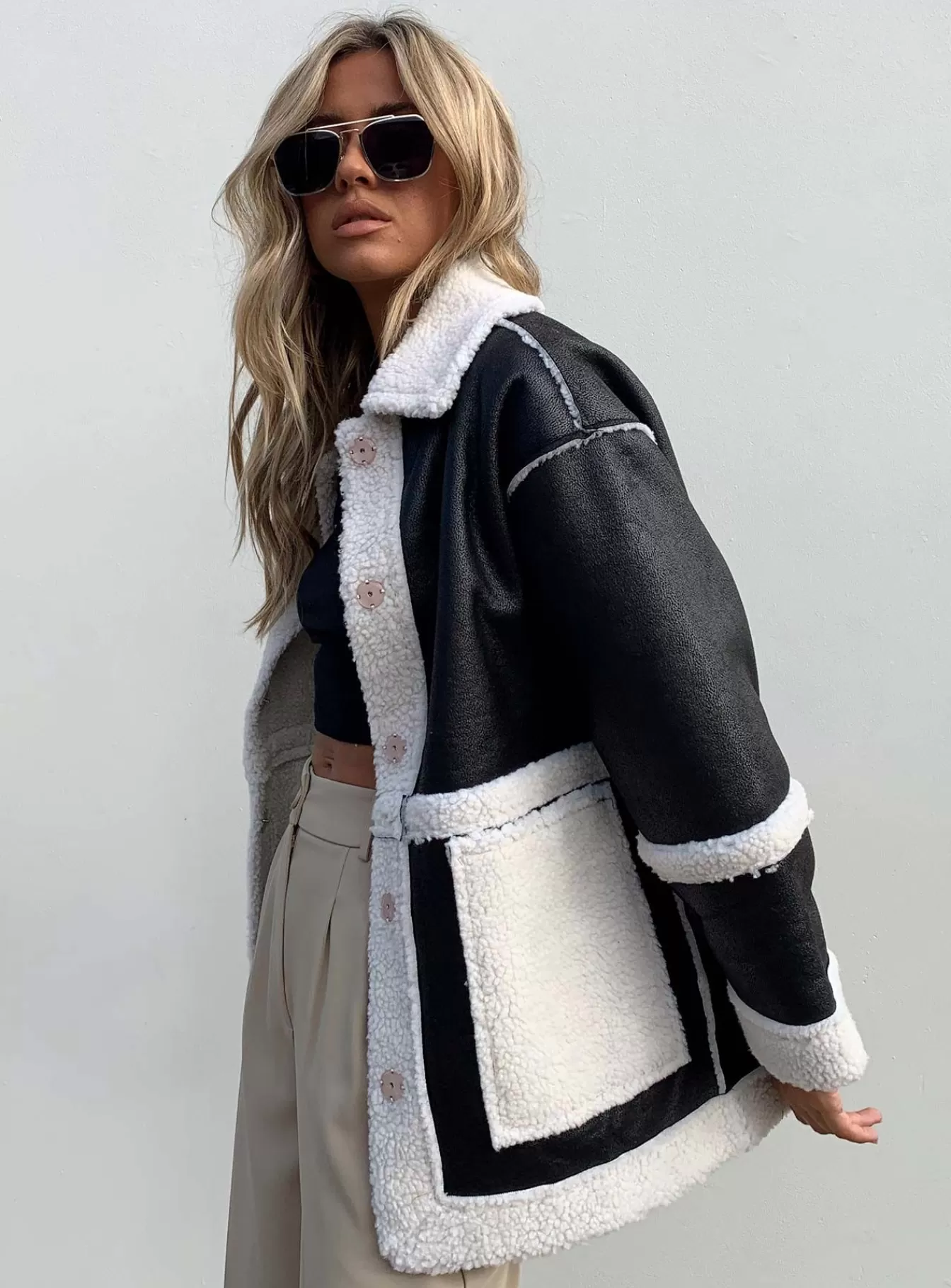 Princess Polly Leather Jackets | Lexie Faux Leather Jacket Black