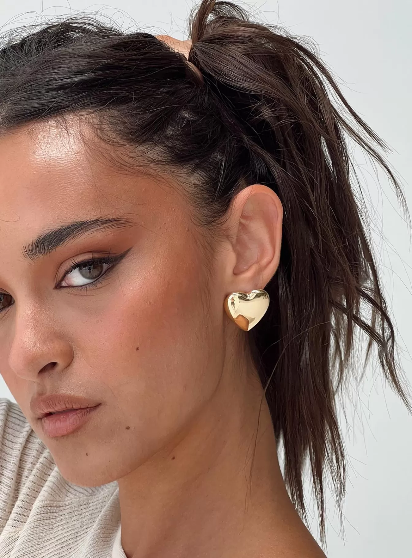 Princess Polly Lower Impact | Leyna Earrings Gold