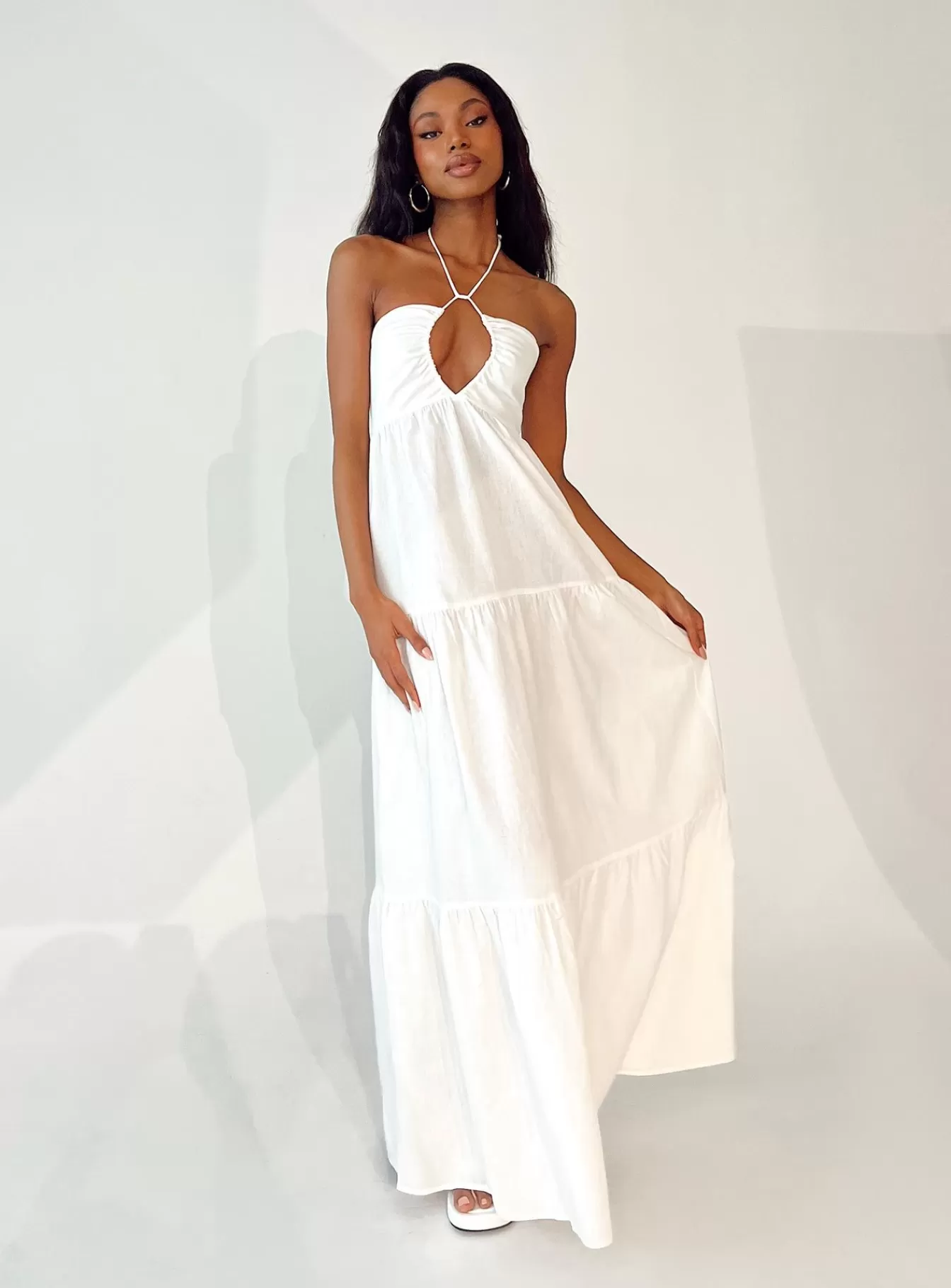 Princess Polly Maxi Dresses | Lincoln Maxi Dress White