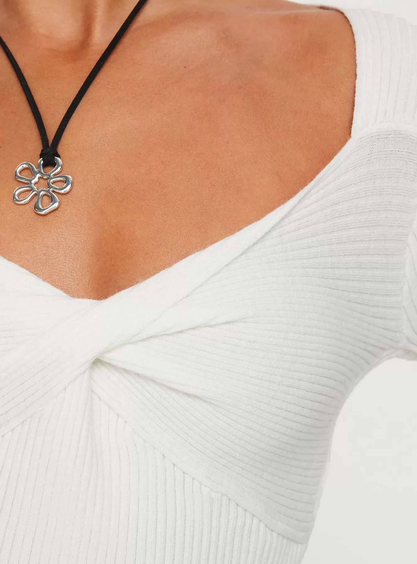 Princess Polly Long Sleeve Tops | Listette Long Sleeve Top White