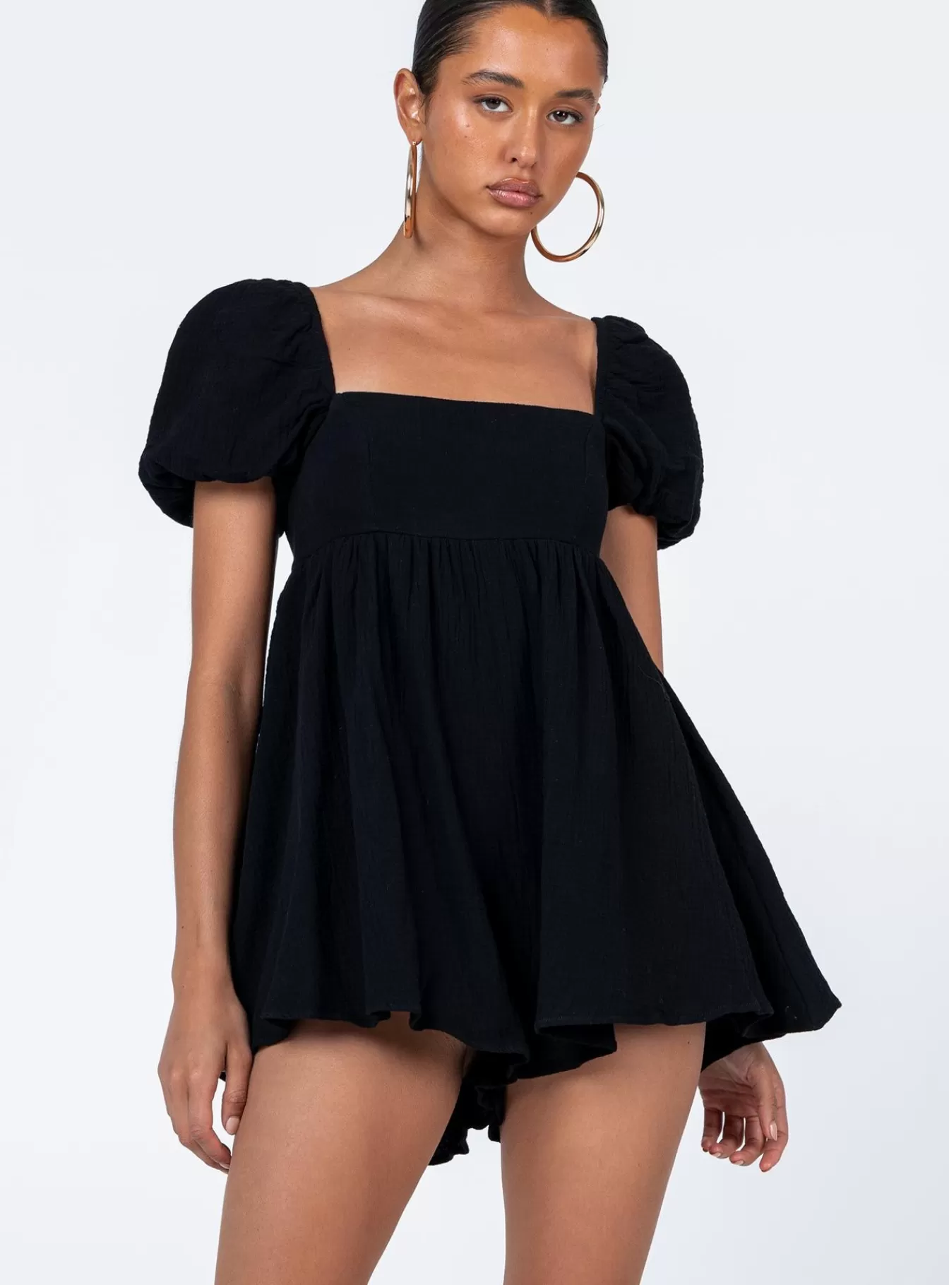 Princess Polly Rompers | Lorna Romper Black