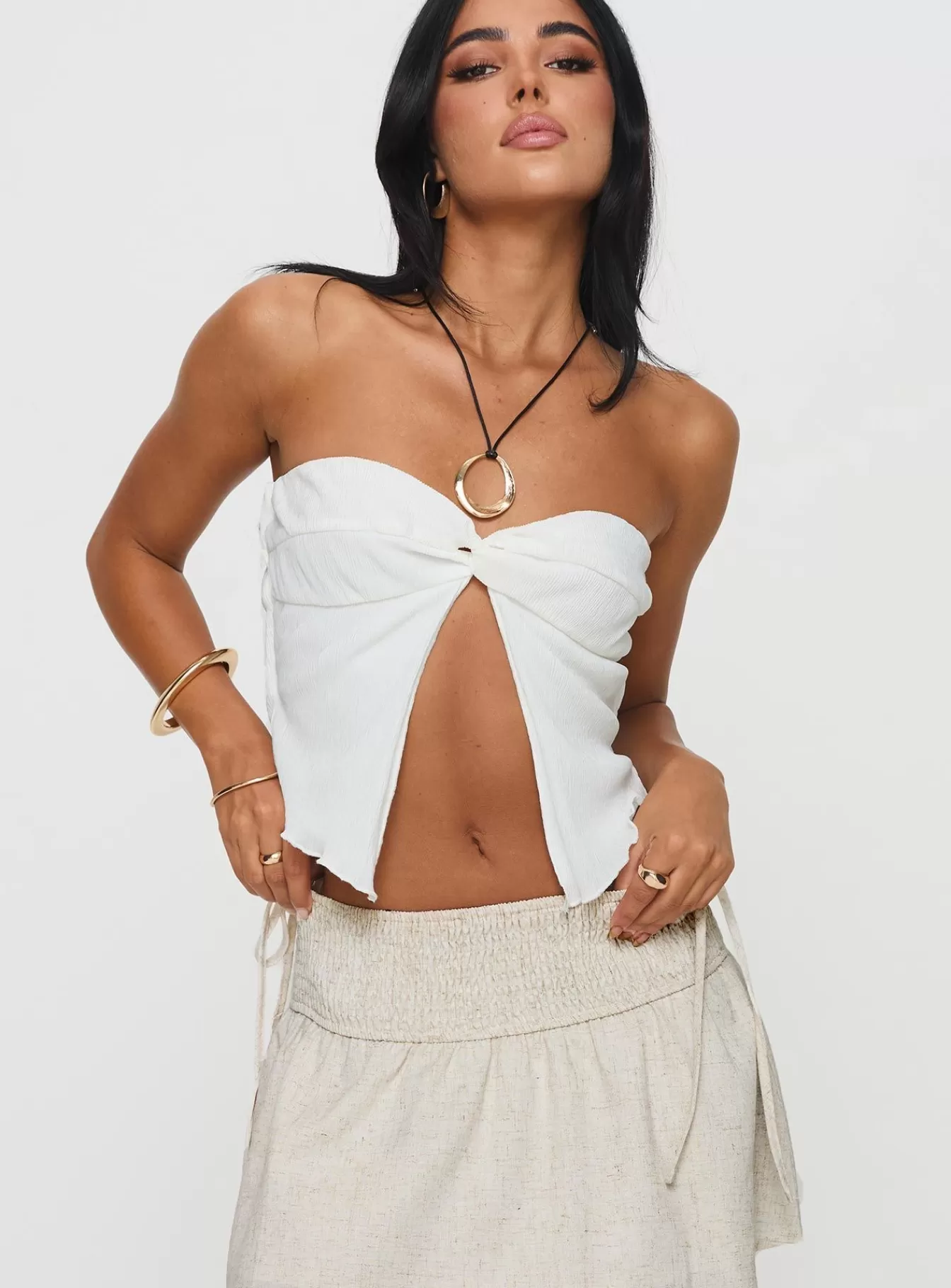 Princess Polly Spring Tops | Lose It Strapless Top White