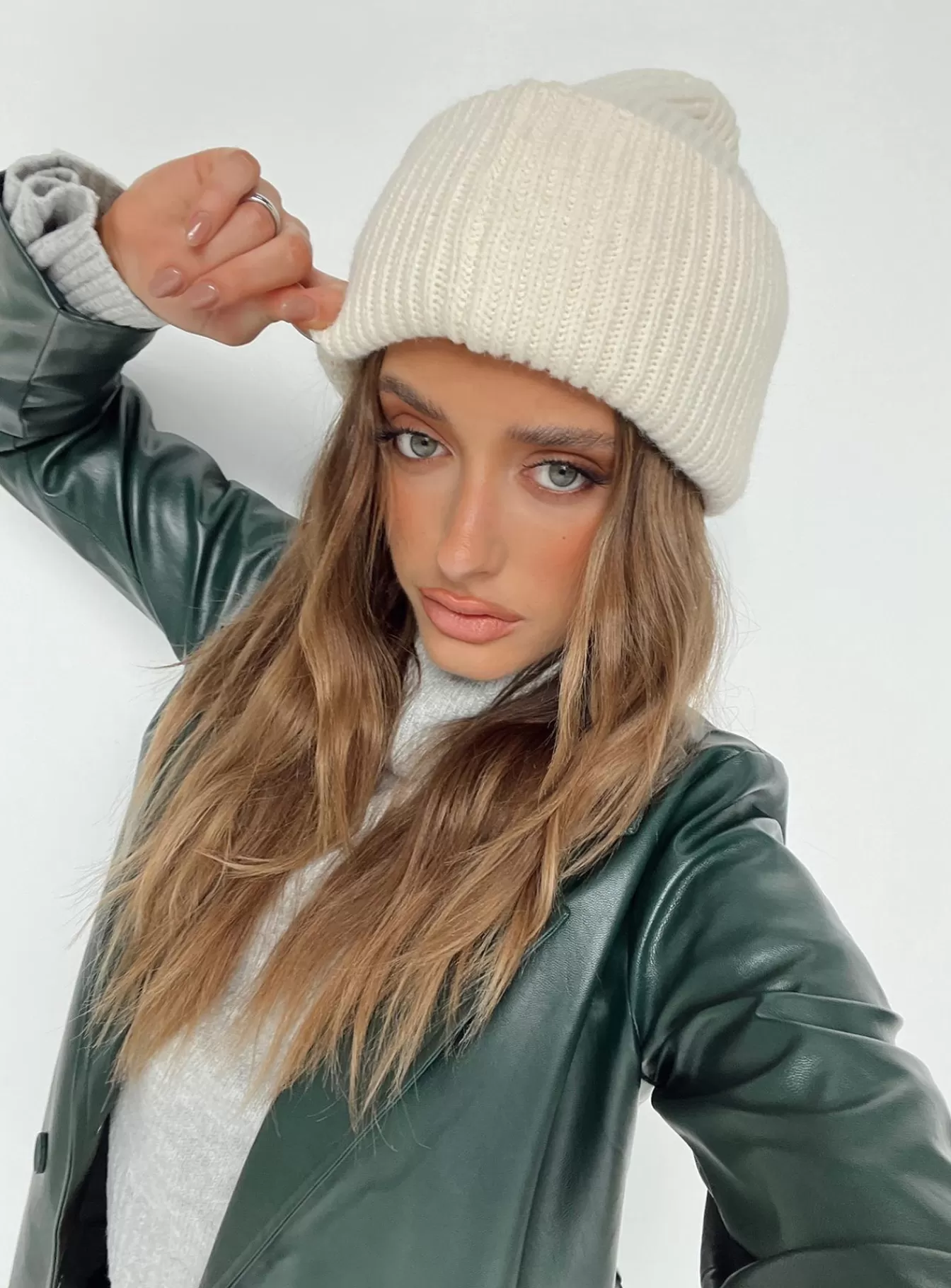 Princess Polly Hats | Lucano Beanie Cream
