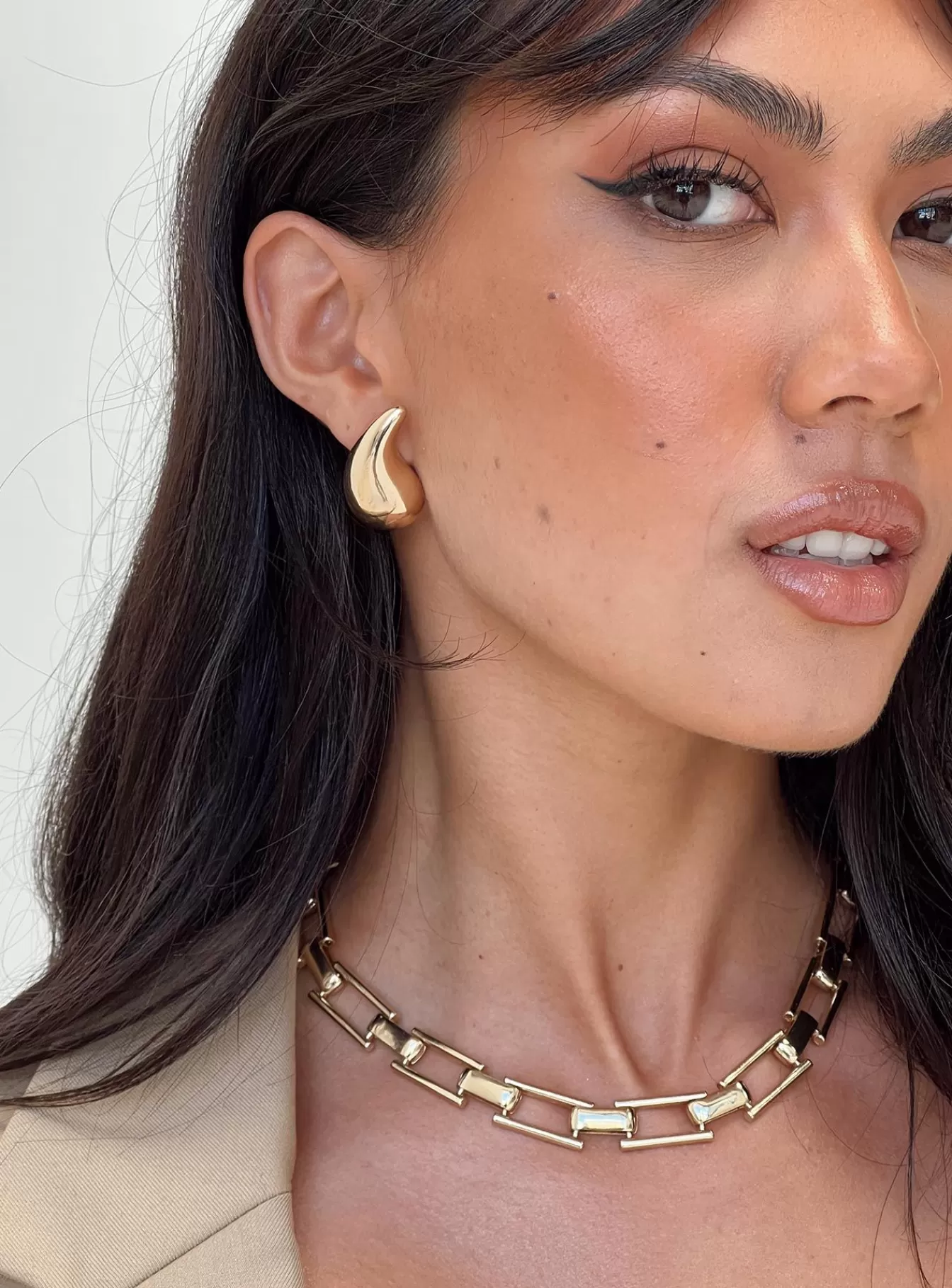 Princess Polly Lower Impact | Lynda Earrings Gold