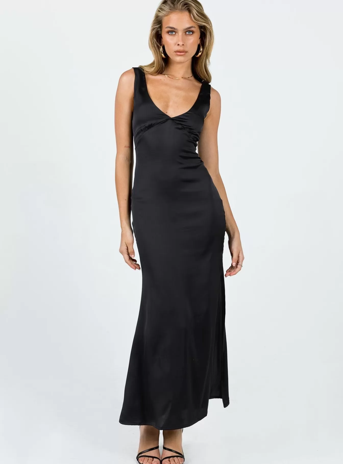 Princess Polly Midi Dresses | Lynsey Midi Dress Black