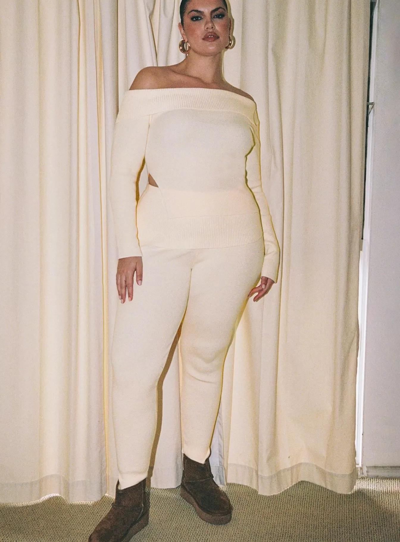 Princess Polly Pants | Macallan Leggings Curve Cream