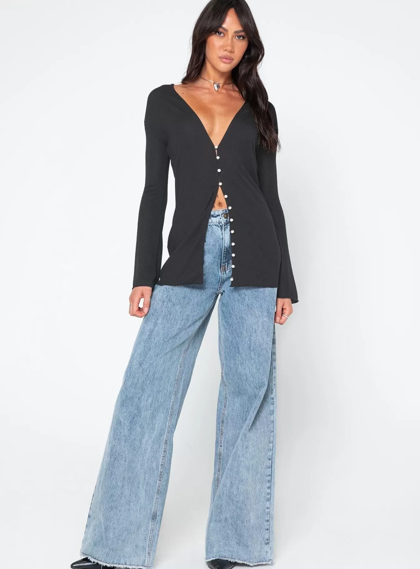 Princess Polly Spring Tops | Macy Cardigan Black