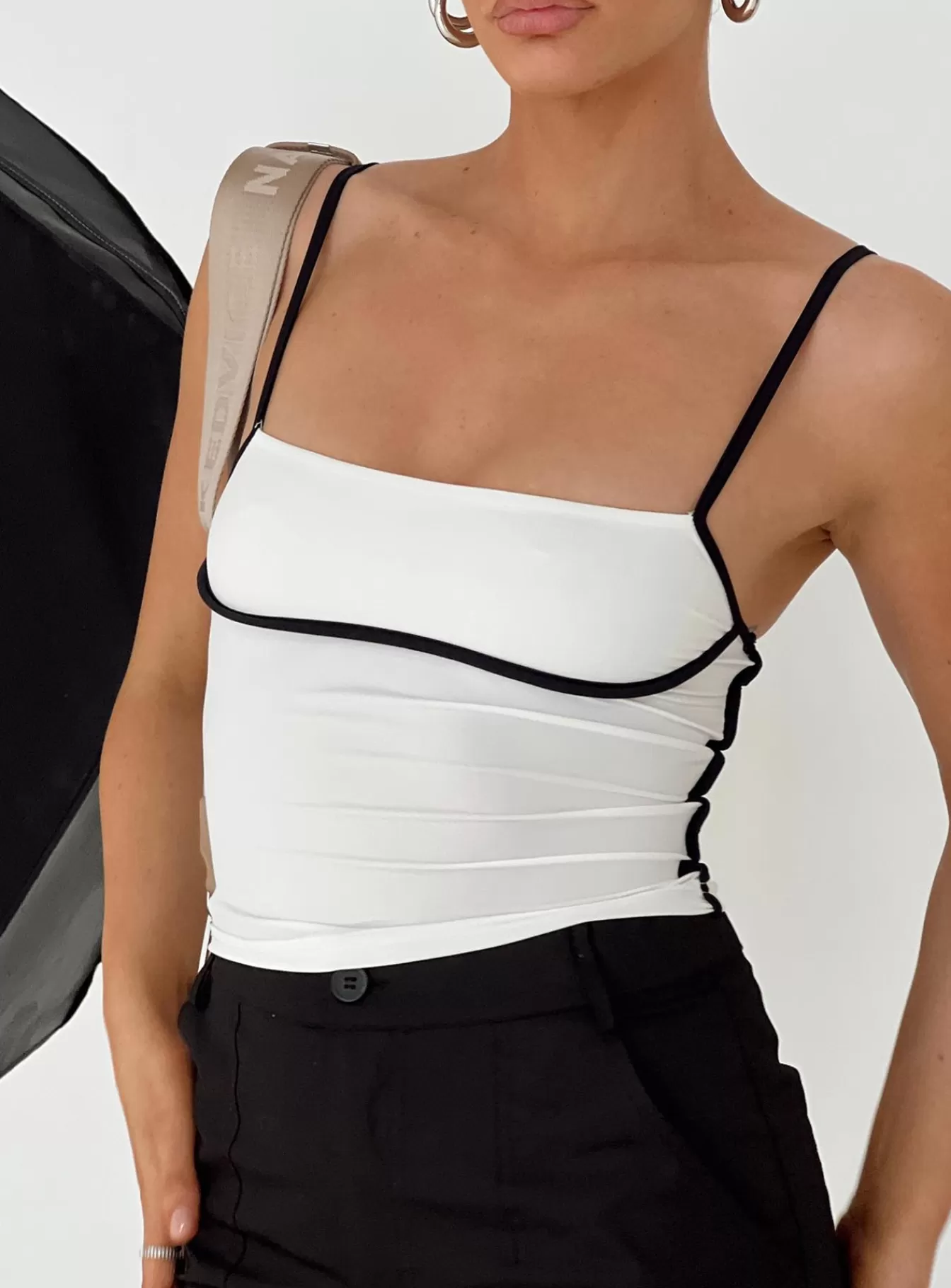 Princess Polly Spring Tops | Maidenwell Contrast Top White