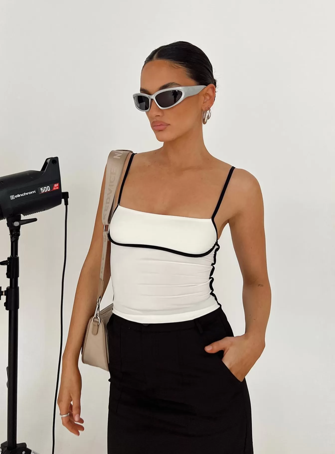 Princess Polly Spring Tops | Maidenwell Contrast Top White