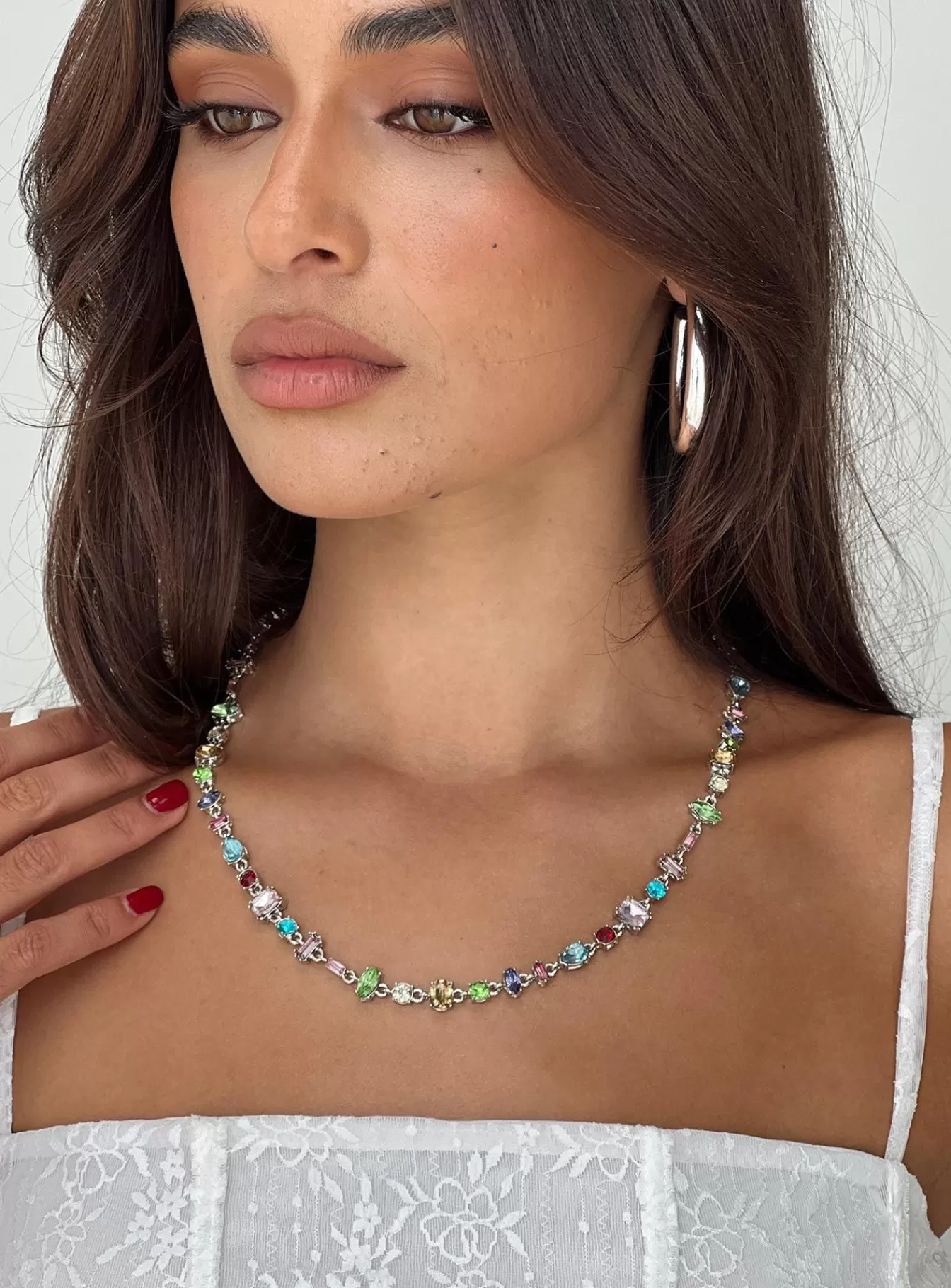 Princess Polly Necklaces | Malakhy Jewel Necklace Multi