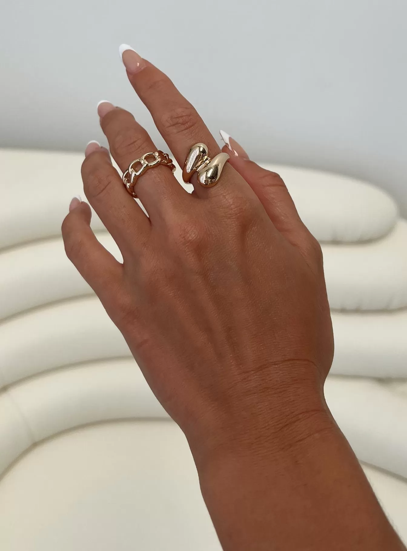 Princess Polly Lower Impact | Manarola Ring Pack Gold