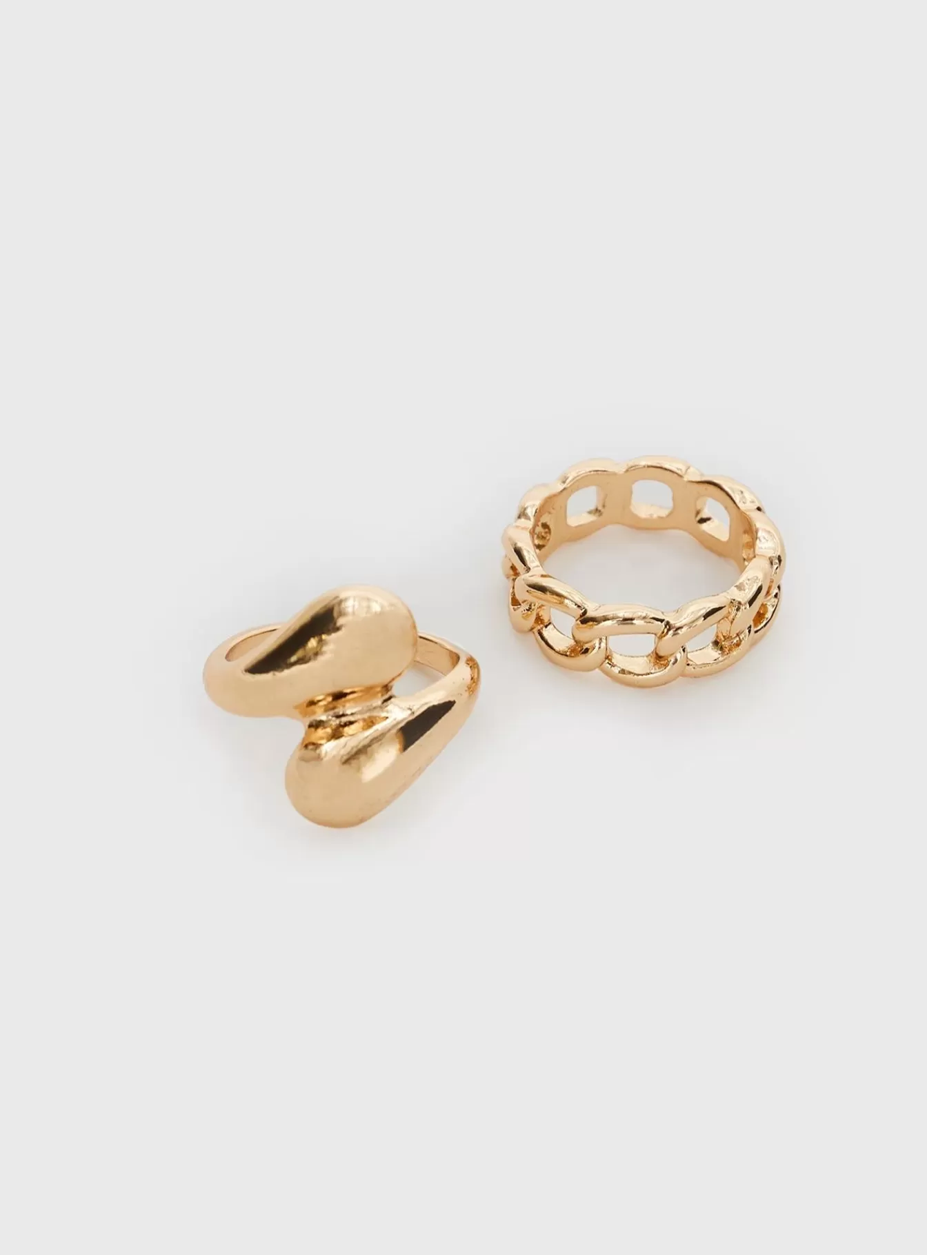 Princess Polly Lower Impact | Manarola Ring Pack Gold