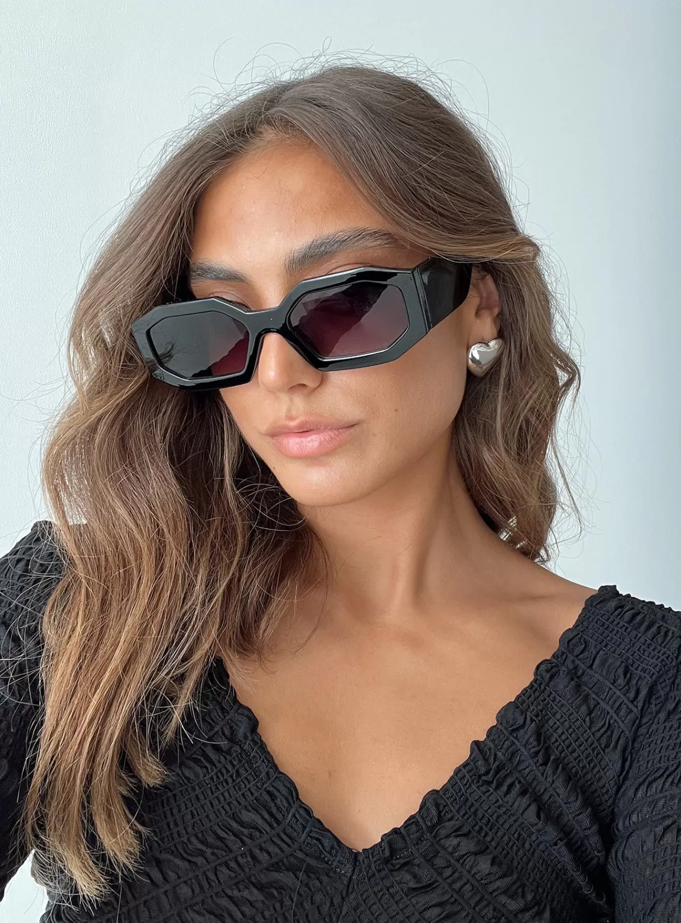 Princess Polly Sunglasses | Memphas Sunglasses Black