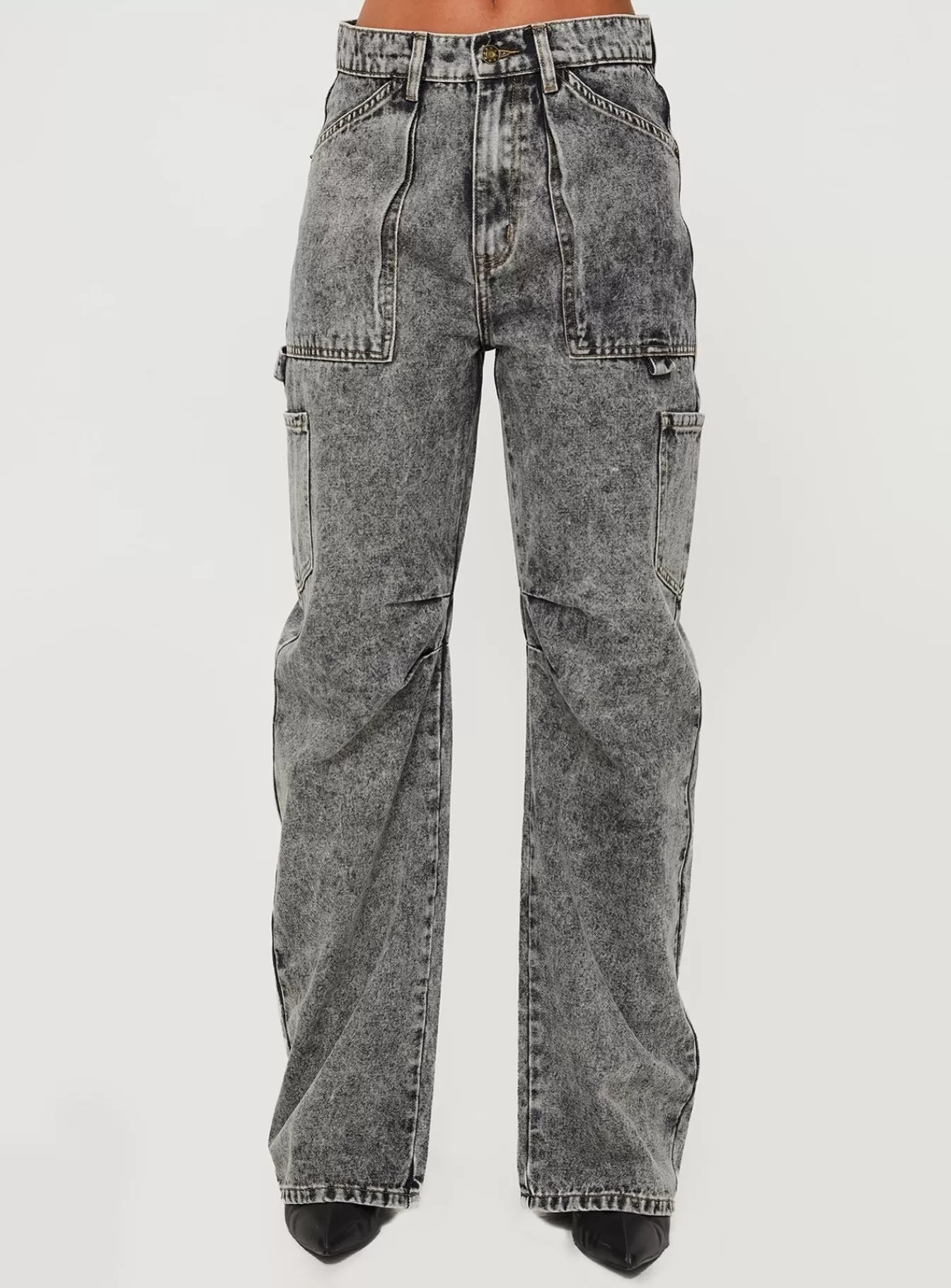 Princess Polly Jeans | Miami Vice Jeans Stonewash