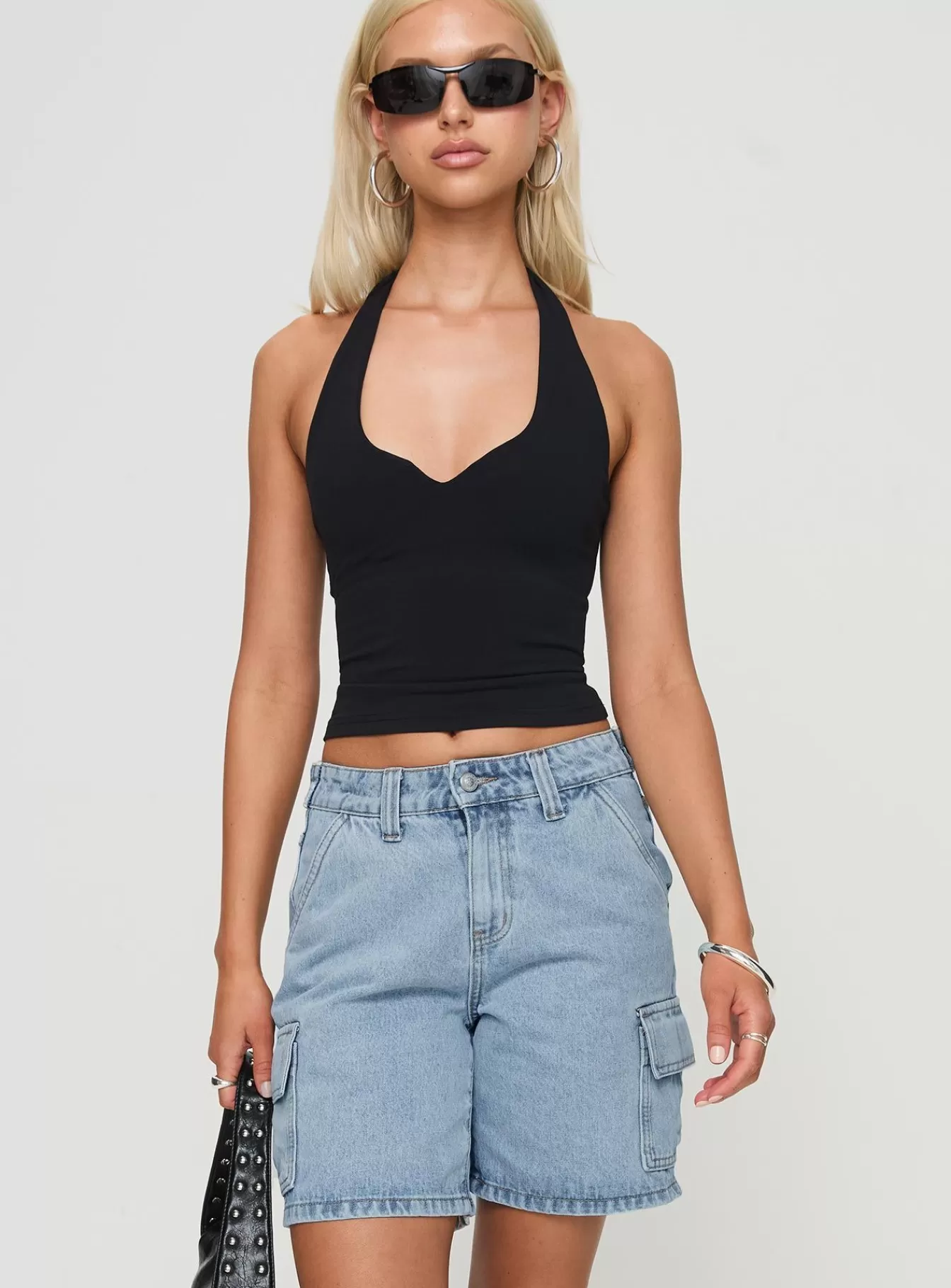 Princess Polly Shorts | Mika Carpenter Denim Shorts Light Wash