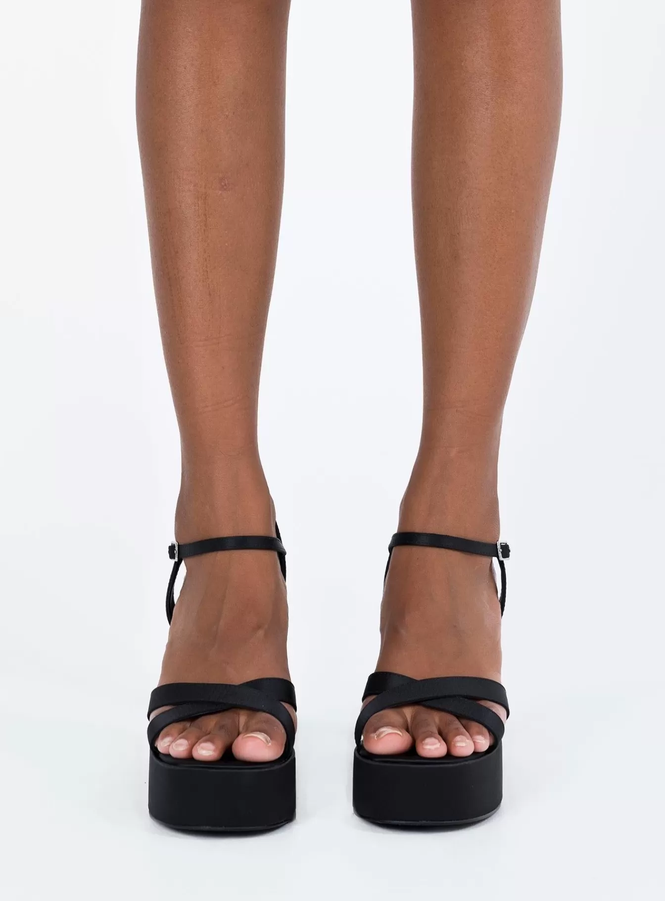 Princess Polly Heels | Millard Platform Heels Black