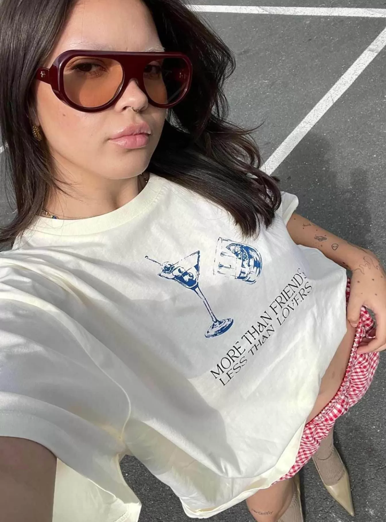 Princess Polly Casual Tops | More Than Friends Oversized Top Off White