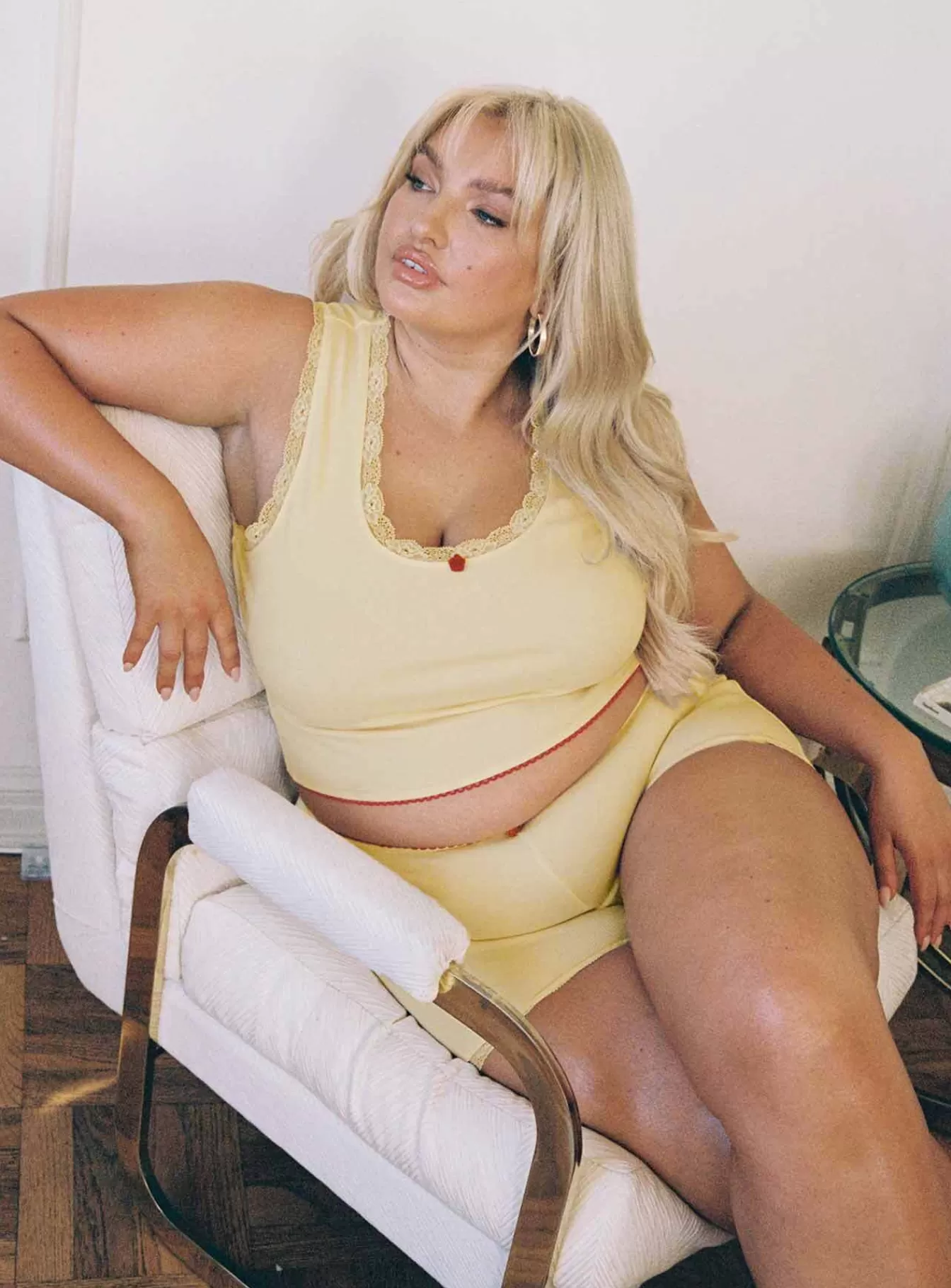 Princess Polly Lingerie | Morning Tea Sleep Set Curve Yellow