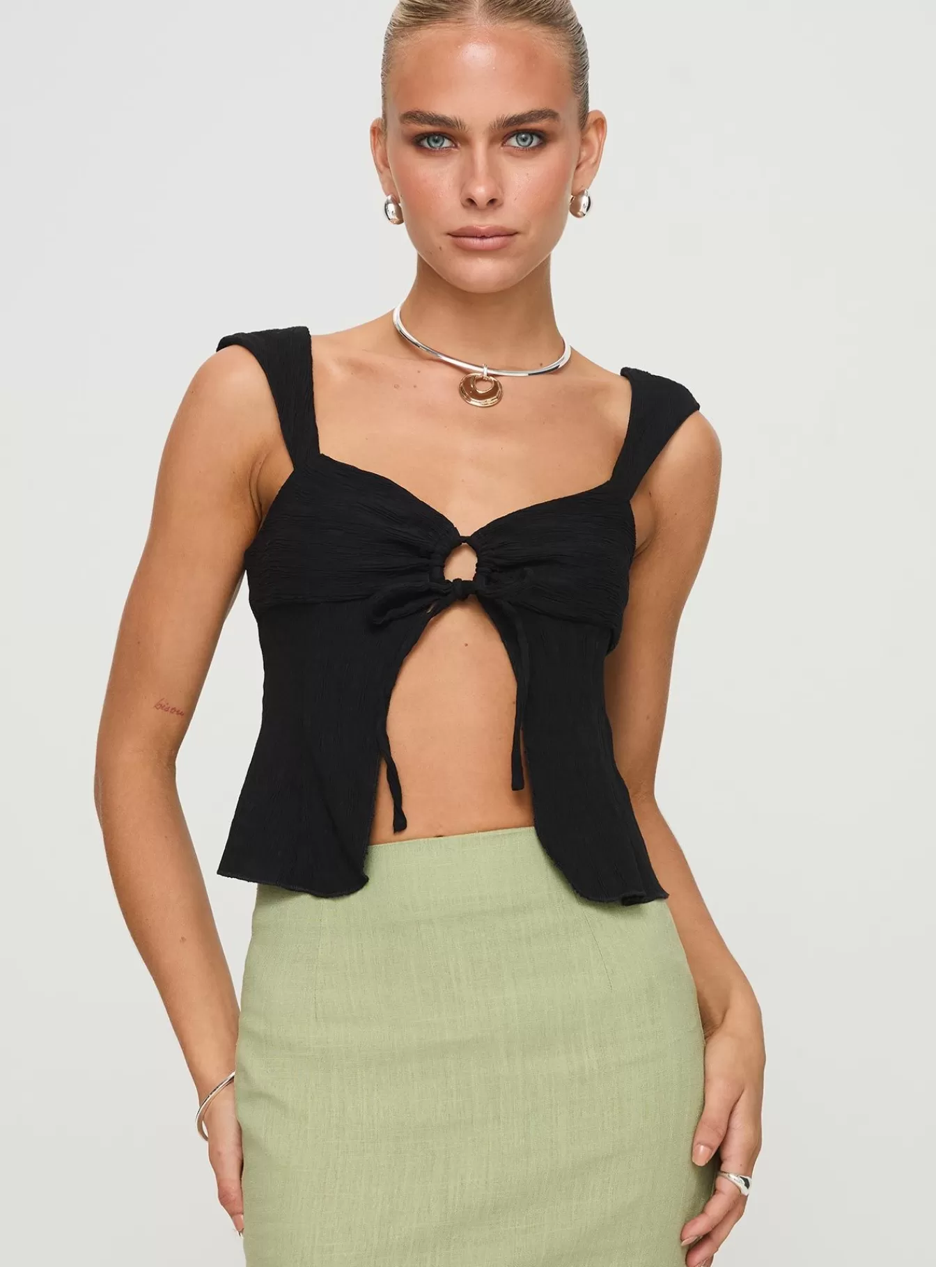 Princess Polly Party Tops | Moshe Top Black