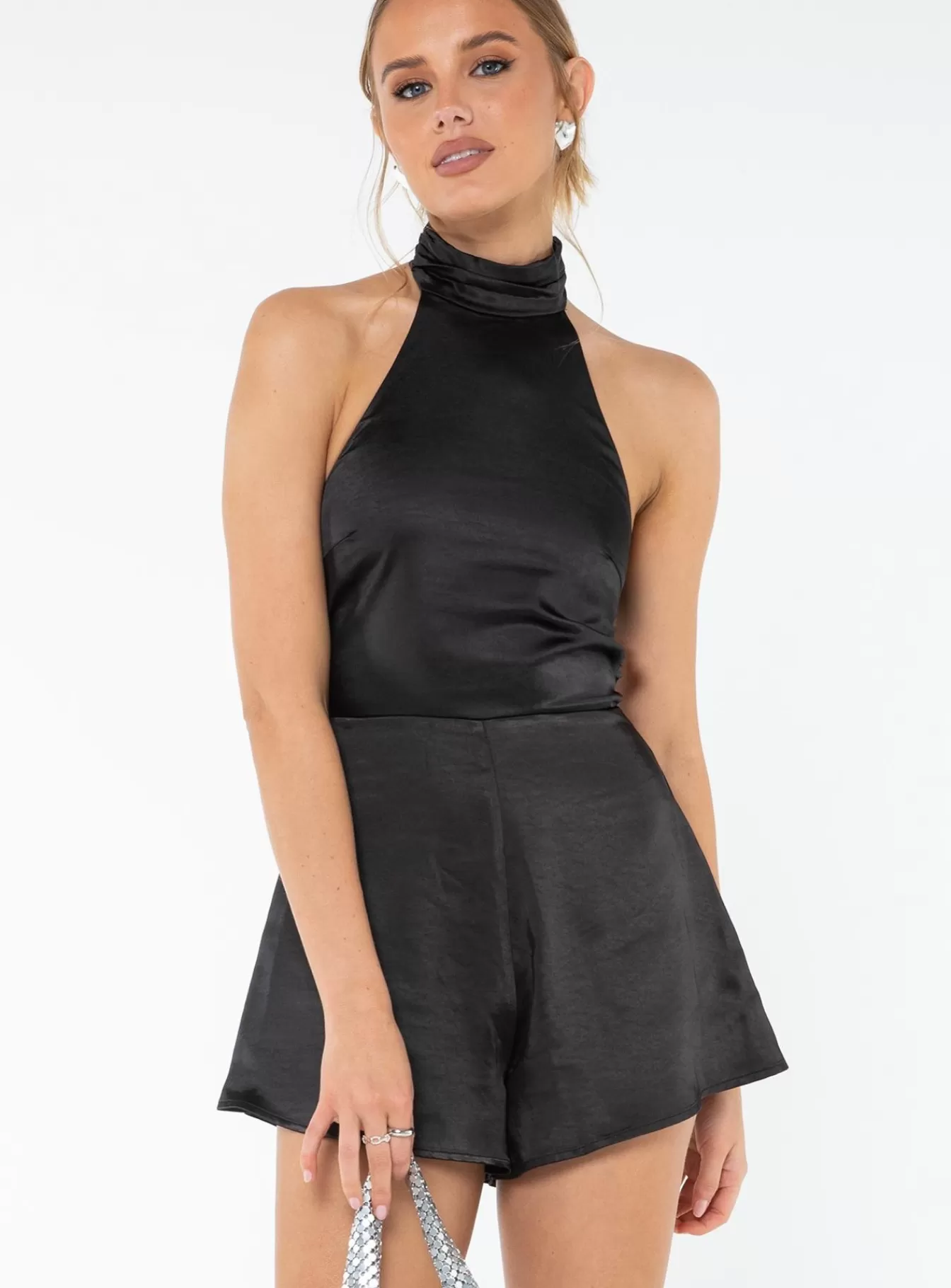 Princess Polly Rompers | Nataly Romper Black
