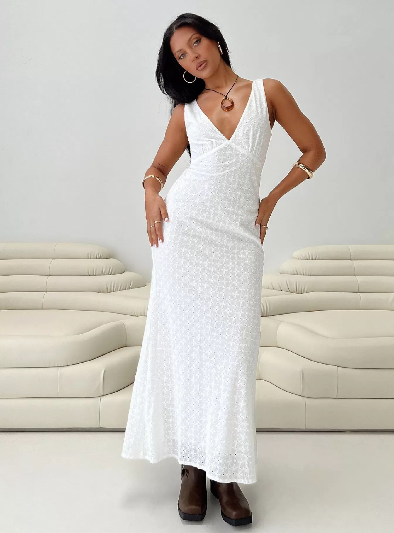 Princess Polly Maxi Dresses | Nellie Maxi Dress White