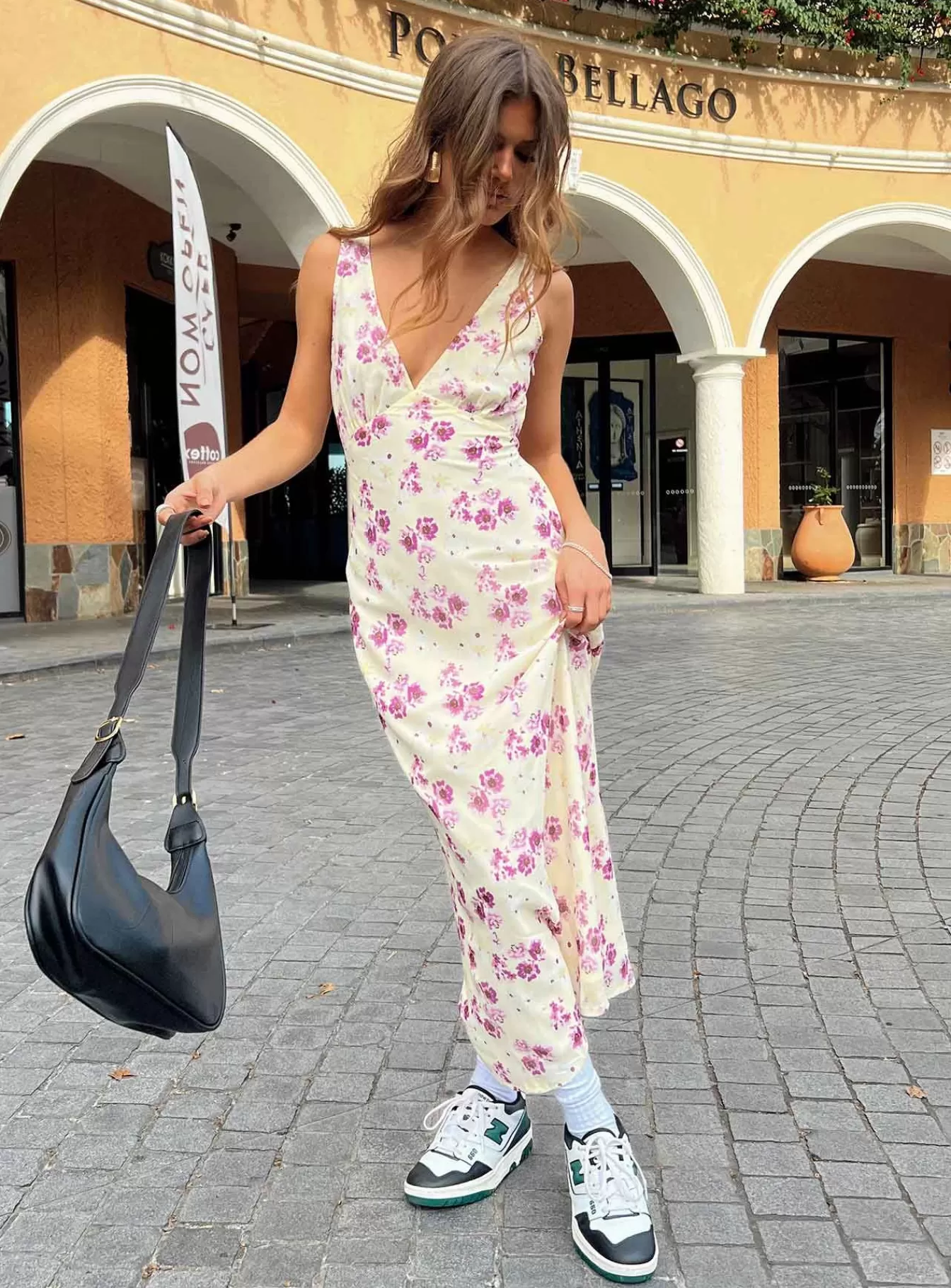 Princess Polly Midi Dresses | Nellie Maxi Dress Floral Yellow