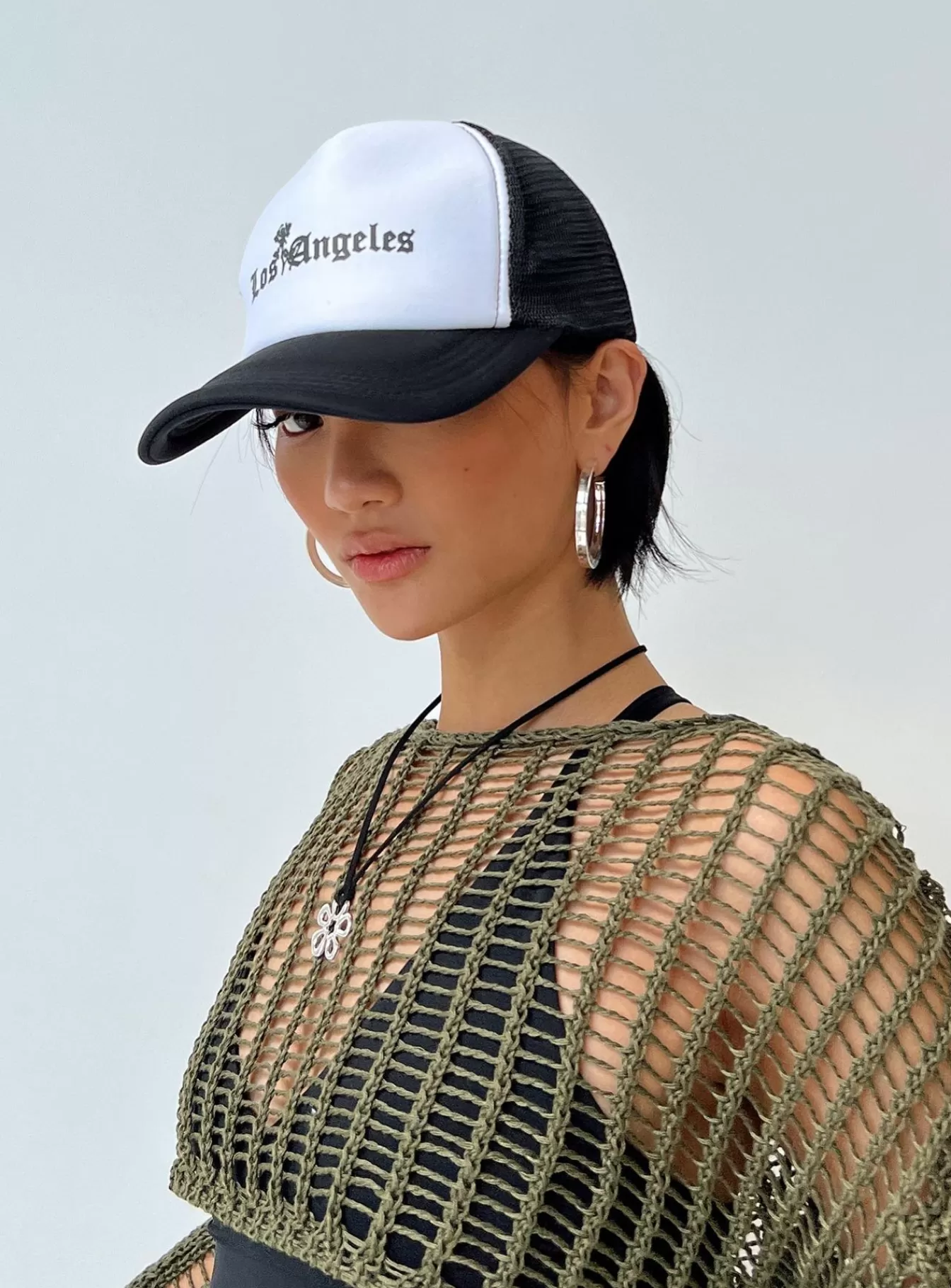 Princess Polly Hats | Northstar Trucker Hat Black