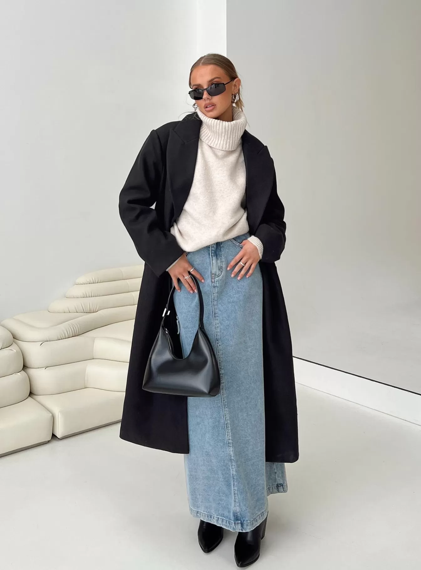 Princess Polly Coats | Olsen Coat Black
