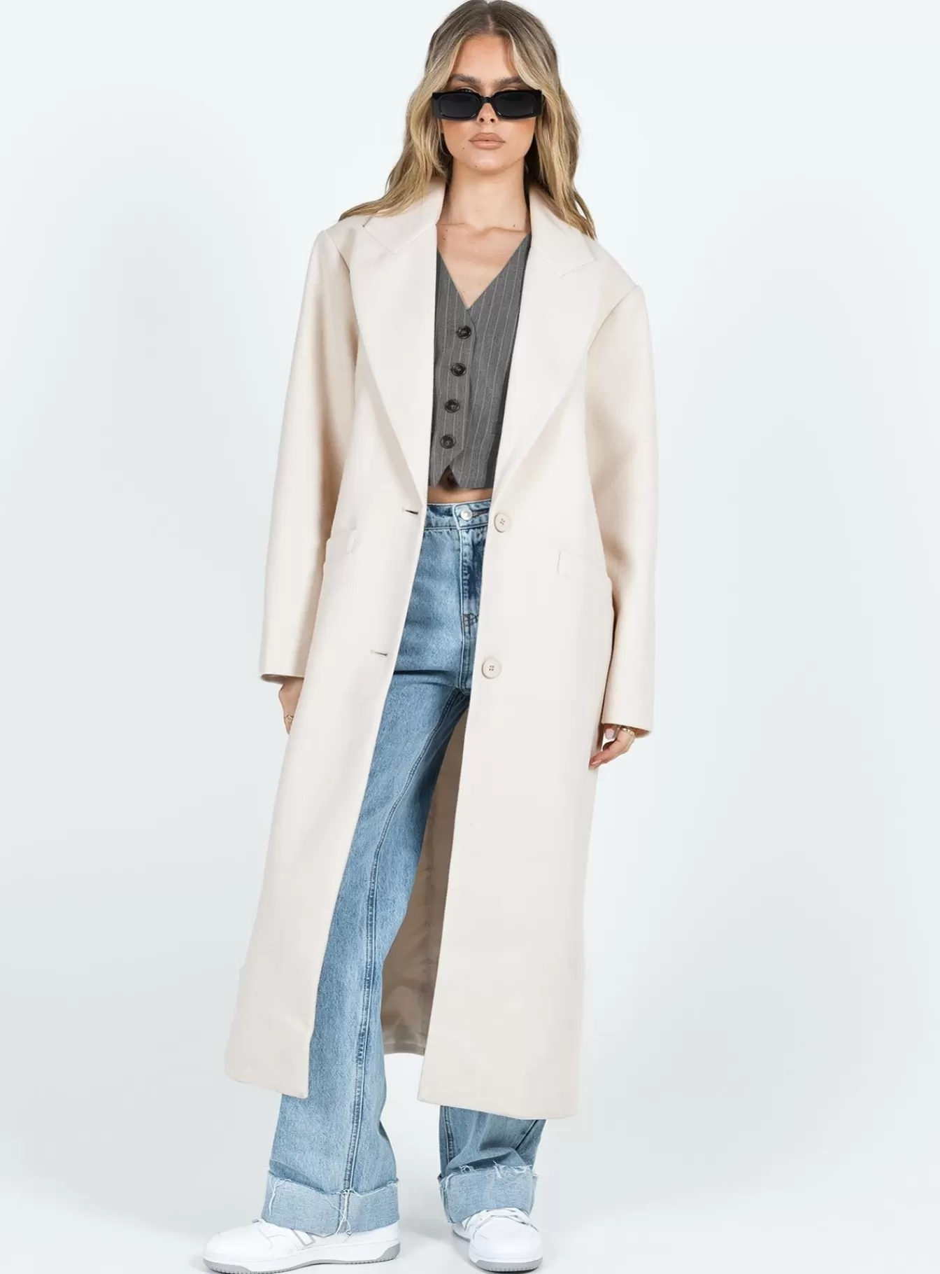 Princess Polly Coats | Olsen Coat Cream
