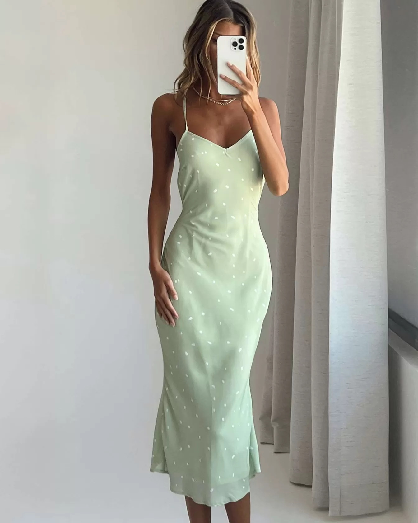 Princess Polly Midi Dresses | On Cloud Nine Midi Dress Green