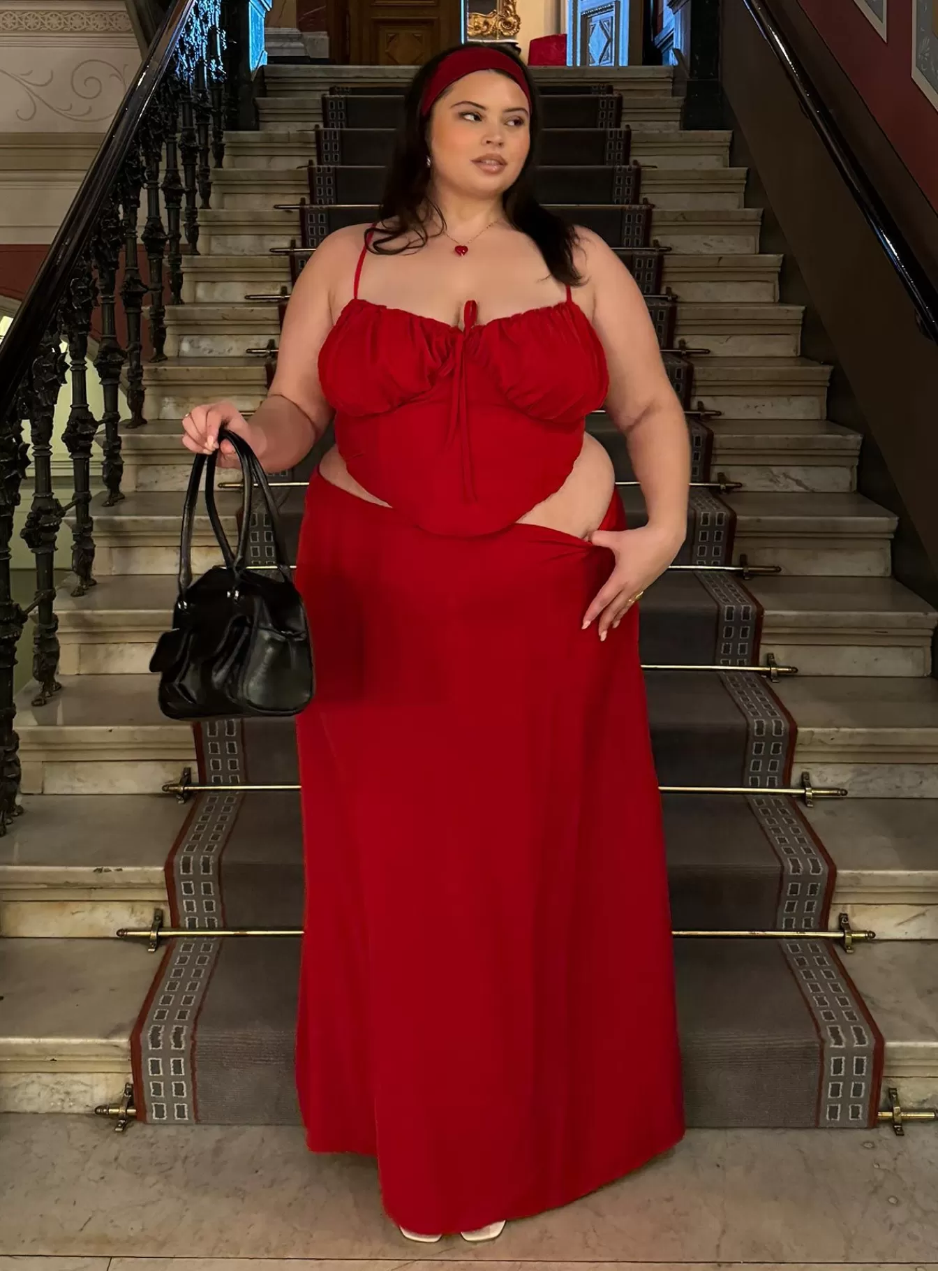 Princess Polly Skirts | Orianne Maxi Skirt Curve Red