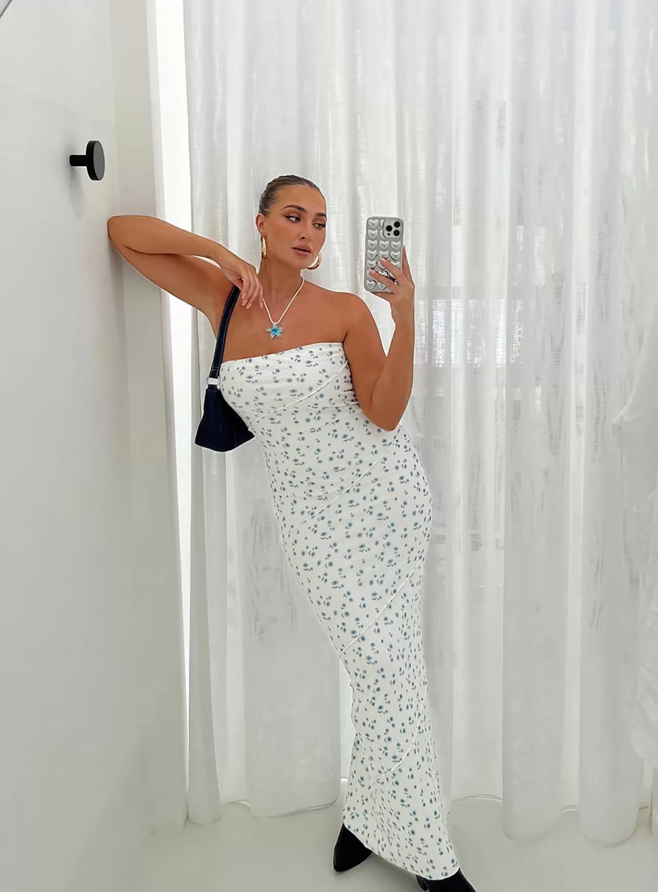 Princess Polly Maxi Dresses | Oscar Maxi Dress Blue Floral