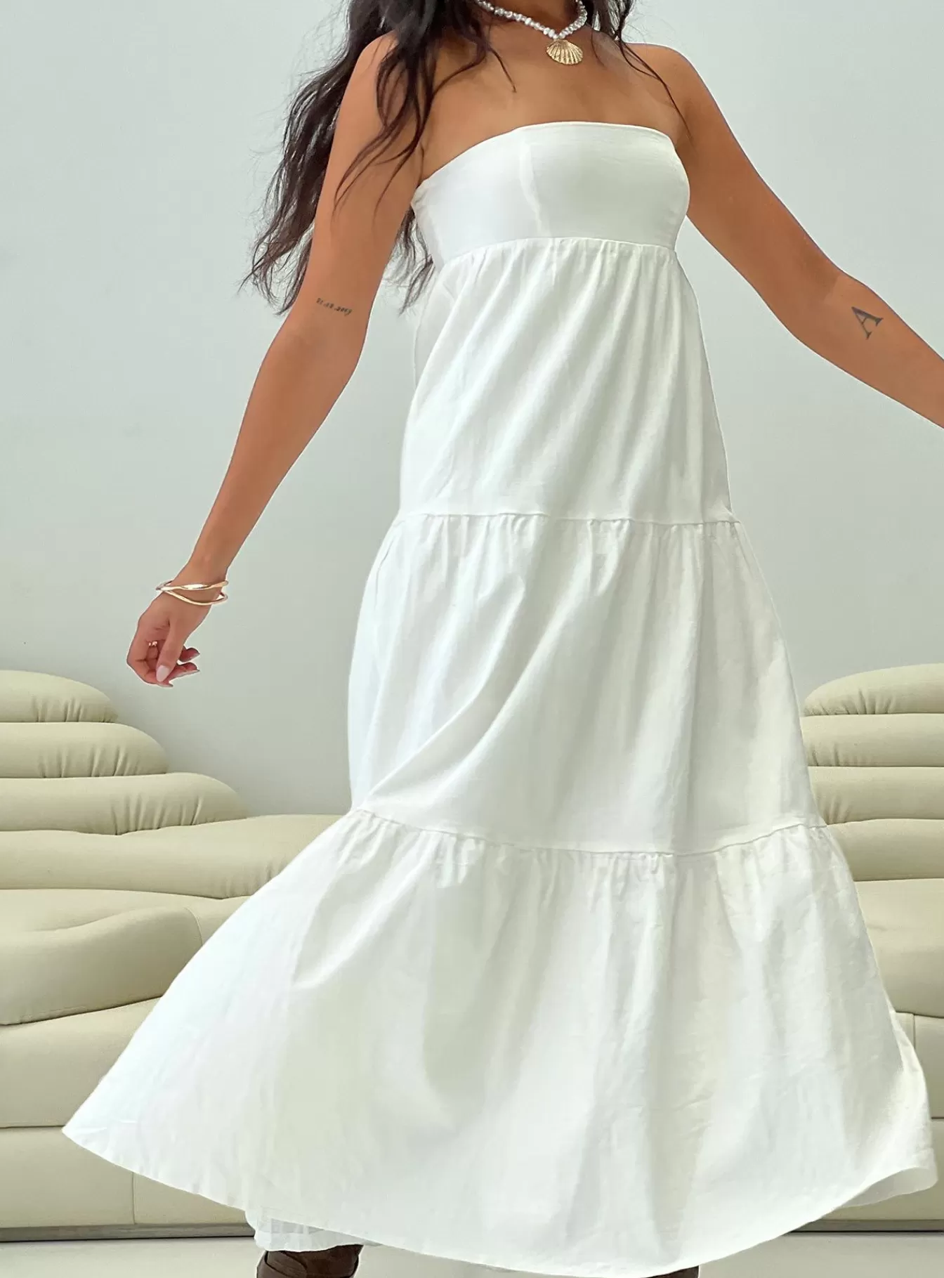 Princess Polly Maxi Dresses | Osment Maxi Dress White