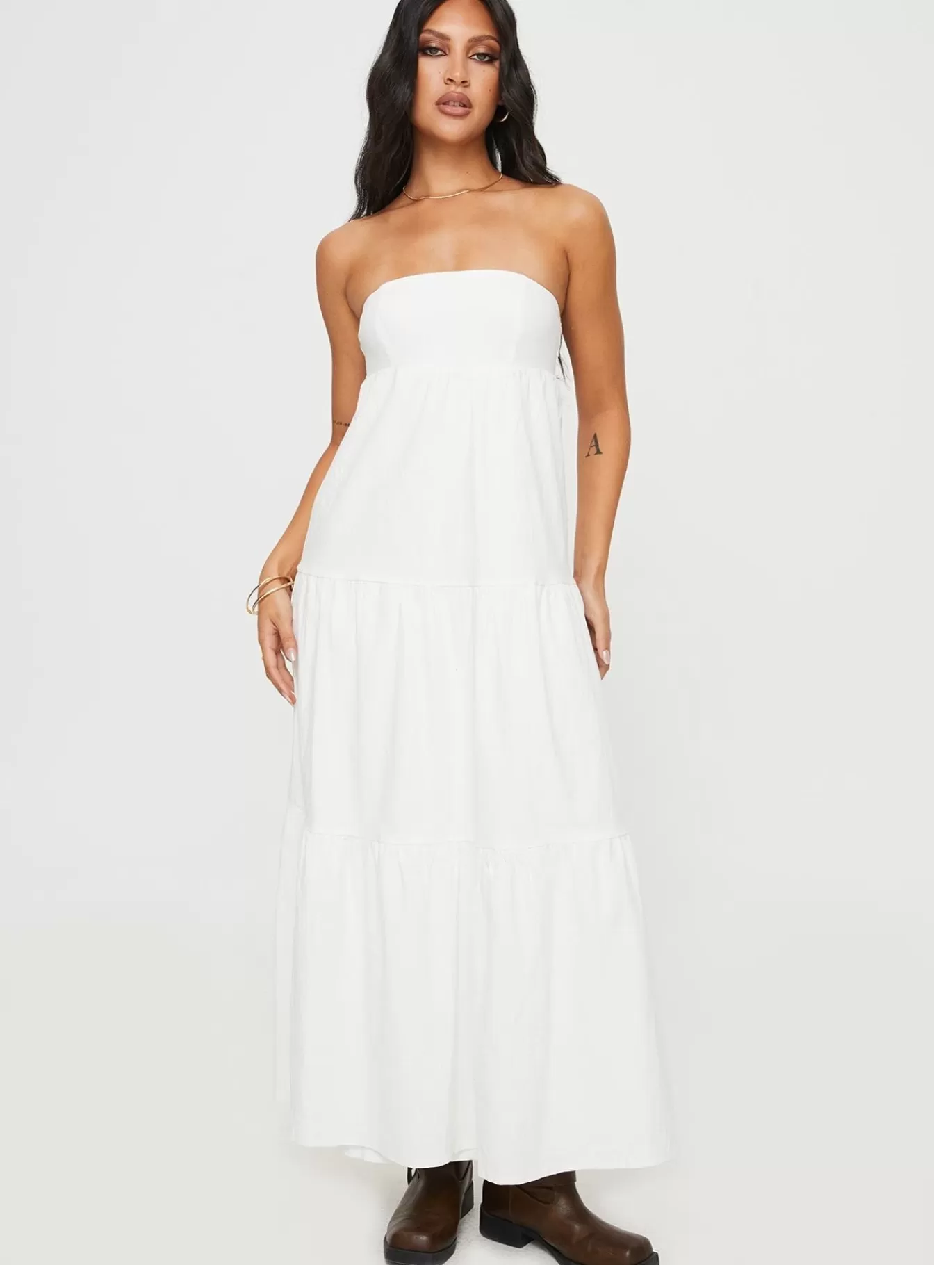 Princess Polly Maxi Dresses | Osment Maxi Dress White