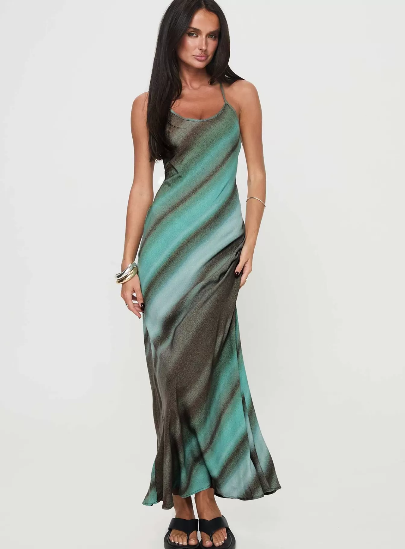 Princess Polly Maxi Dresses | Otillie Maxi Dress Blue Multi