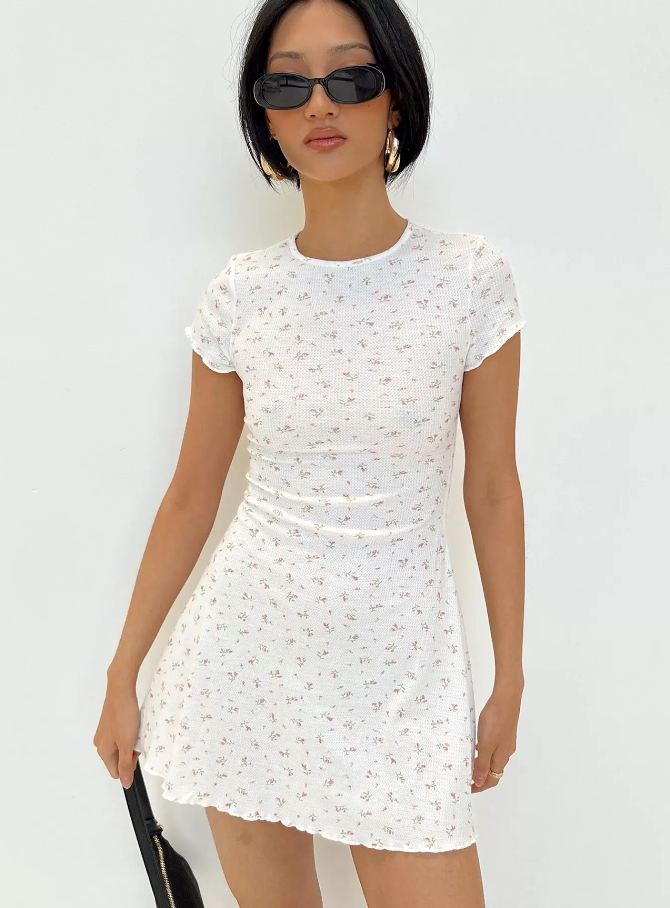 Princess Polly Mini Dresses | Patton Mini Dress White Floral