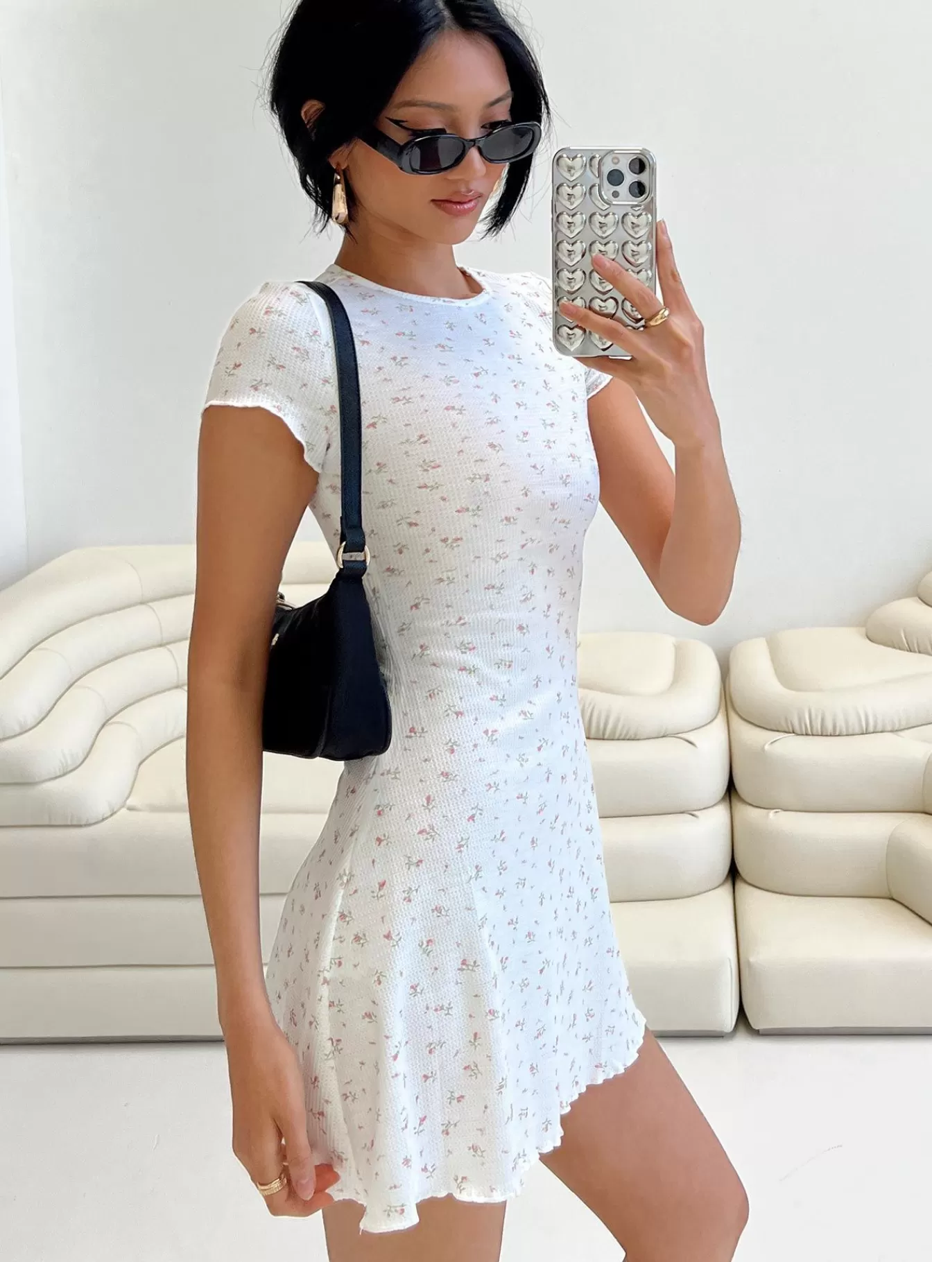 Princess Polly Mini Dresses | Patton Mini Dress White Floral
