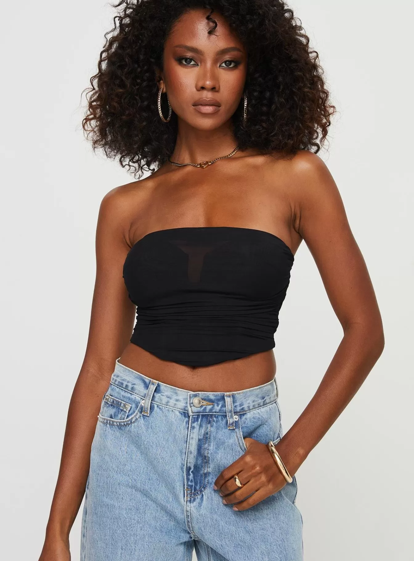 Princess Polly Corsets & Bustiers | Paytone Top Black