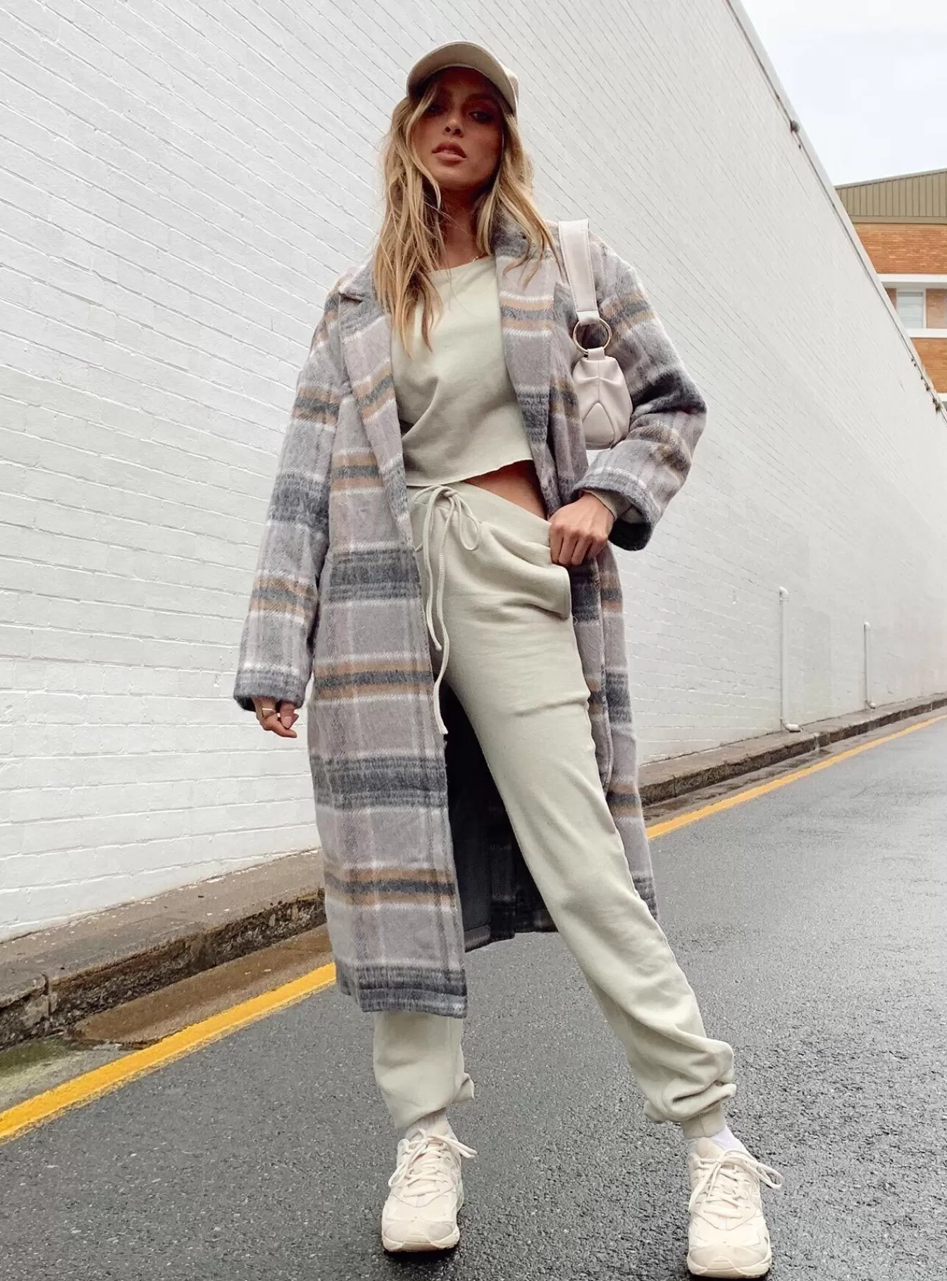 Princess Polly Coats | Penelope Coat Grey Multi